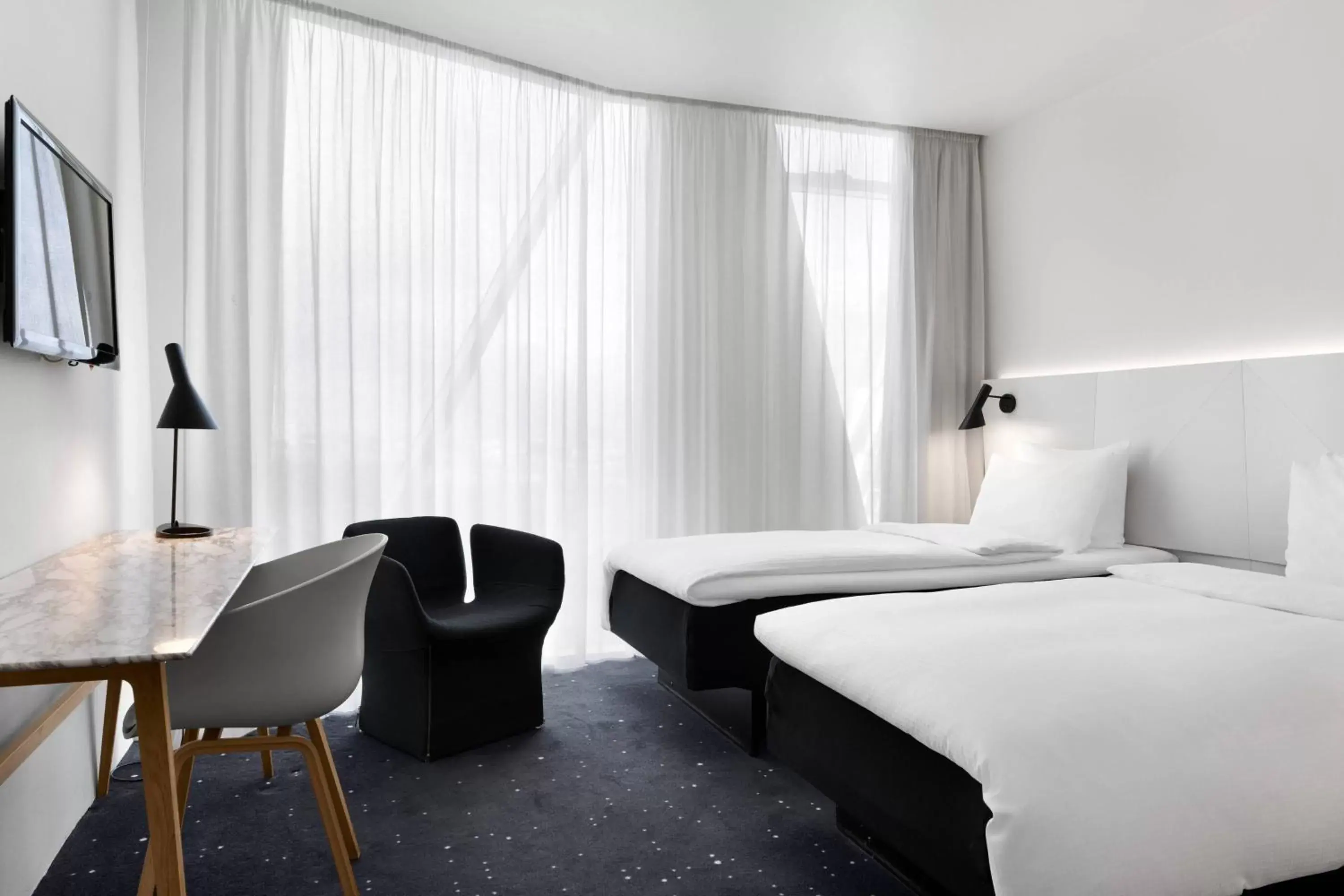 Photo of the whole room, Bed in AC Hotel by Marriott Bella Sky Copenhagen