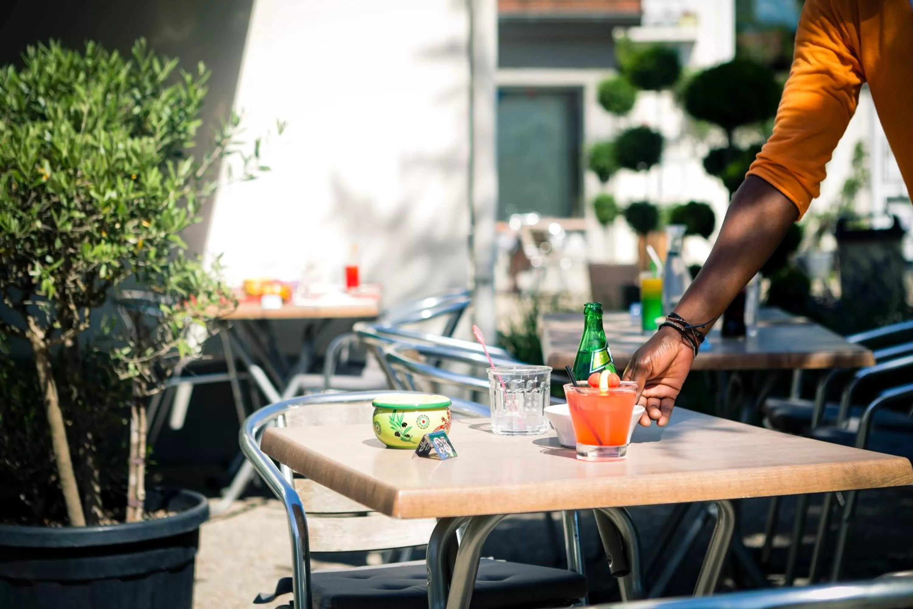 Patio in Campanile Genève - Ferney-Voltaire
