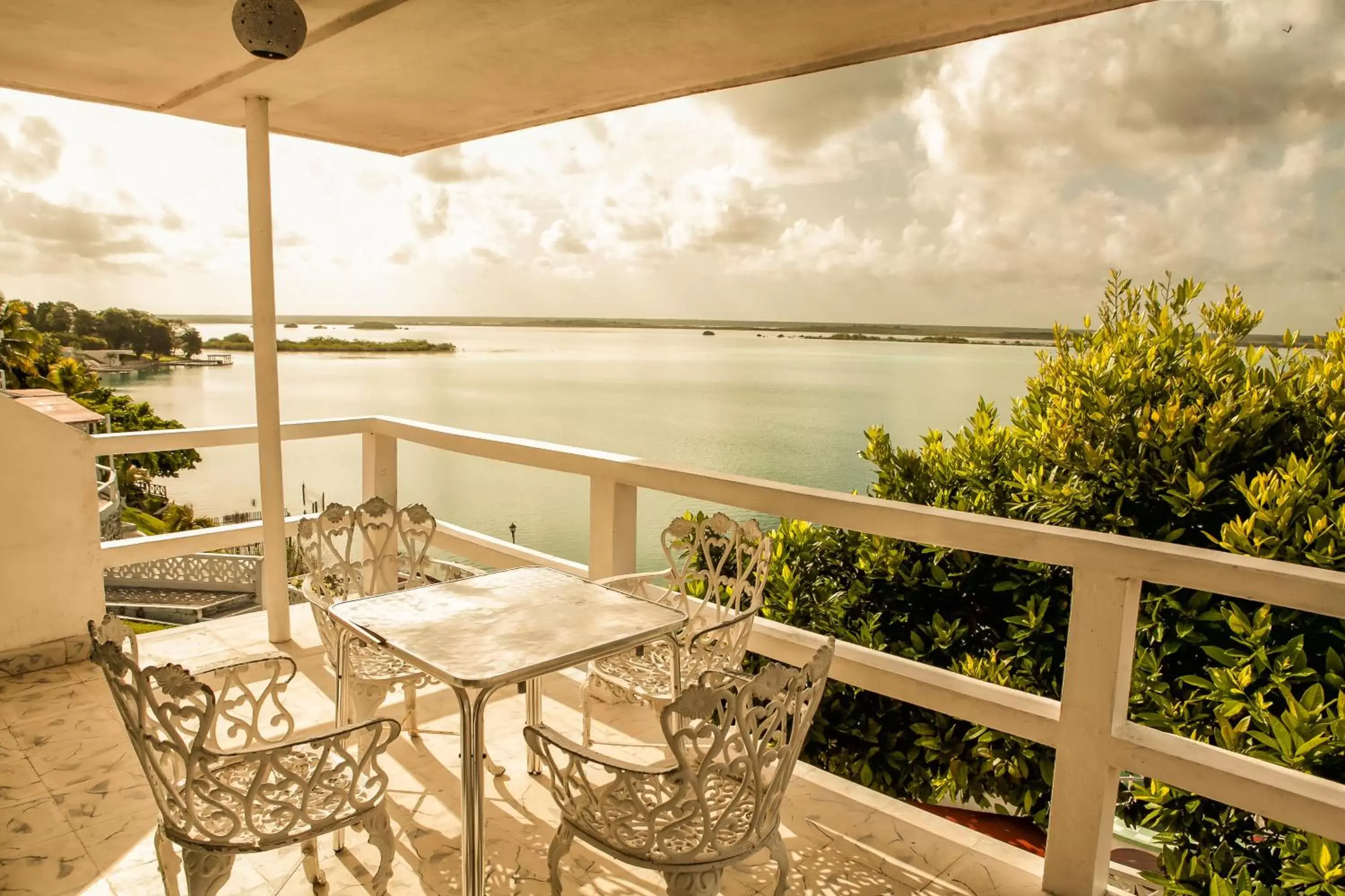 Balcony/Terrace in Hotel Laguna Bacalar