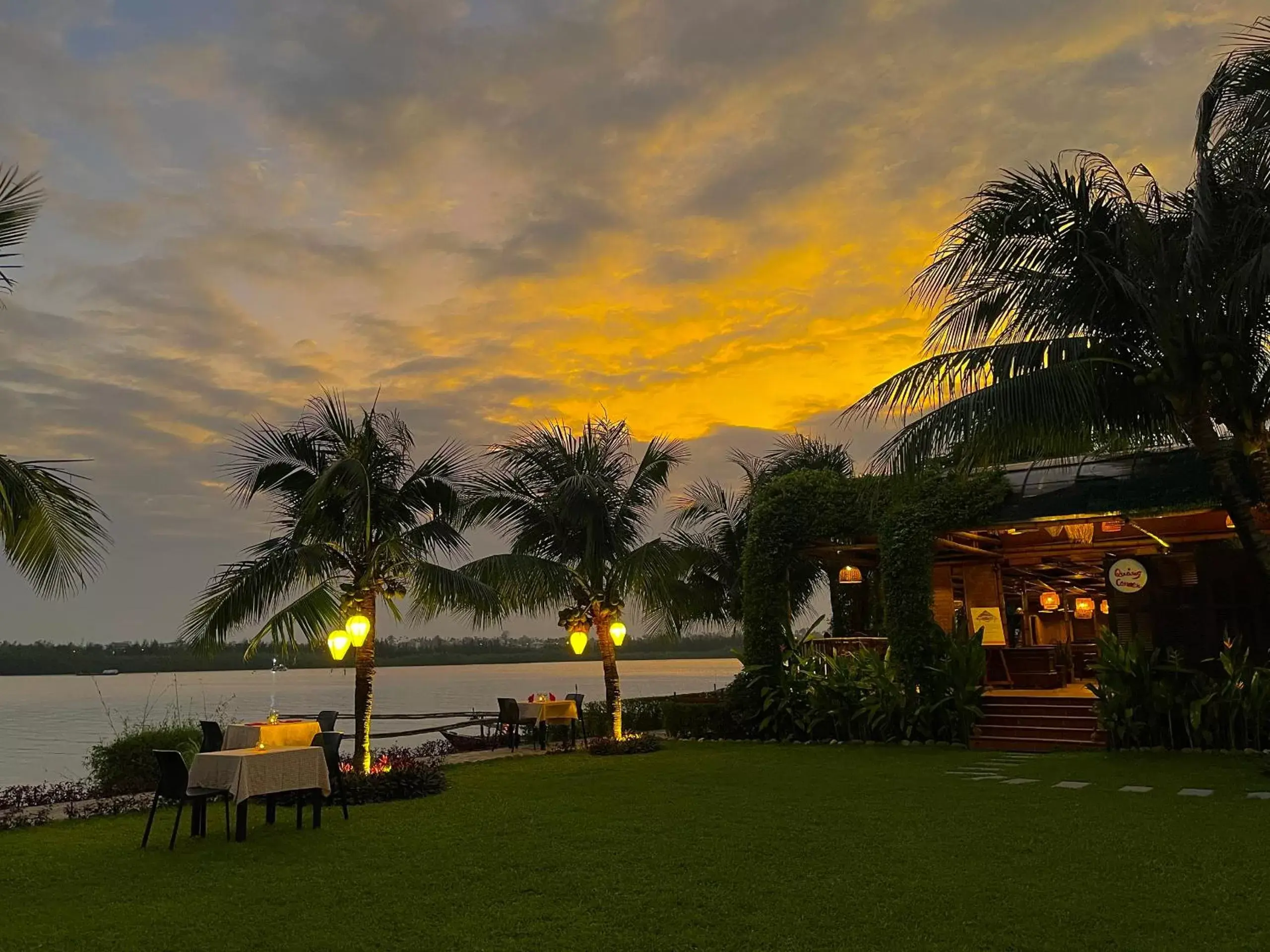 Dining area in Bel Marina Hoi An Resort