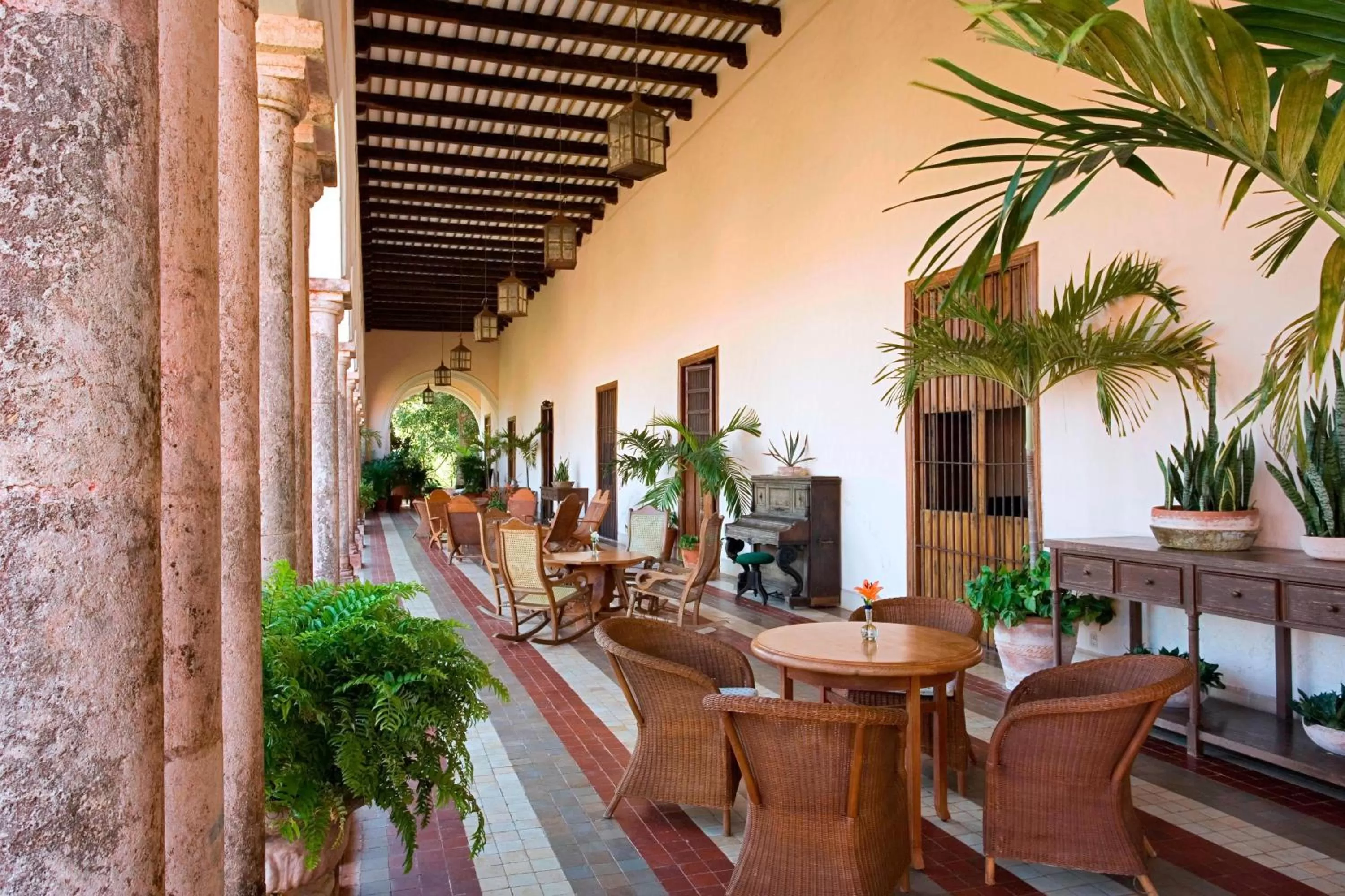 Balcony/Terrace in Hacienda Temozon Sur