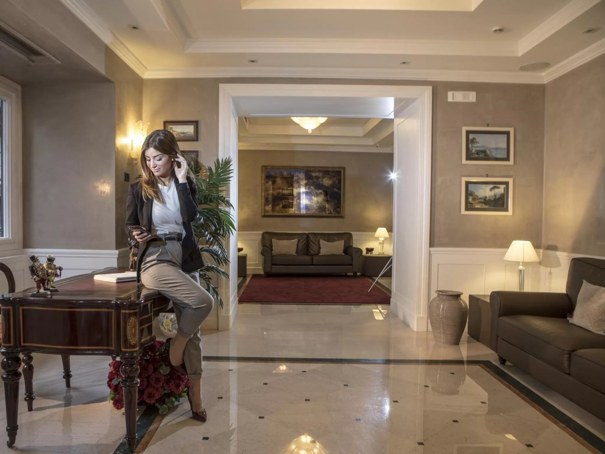 Lobby or reception in Hotel San Pietro