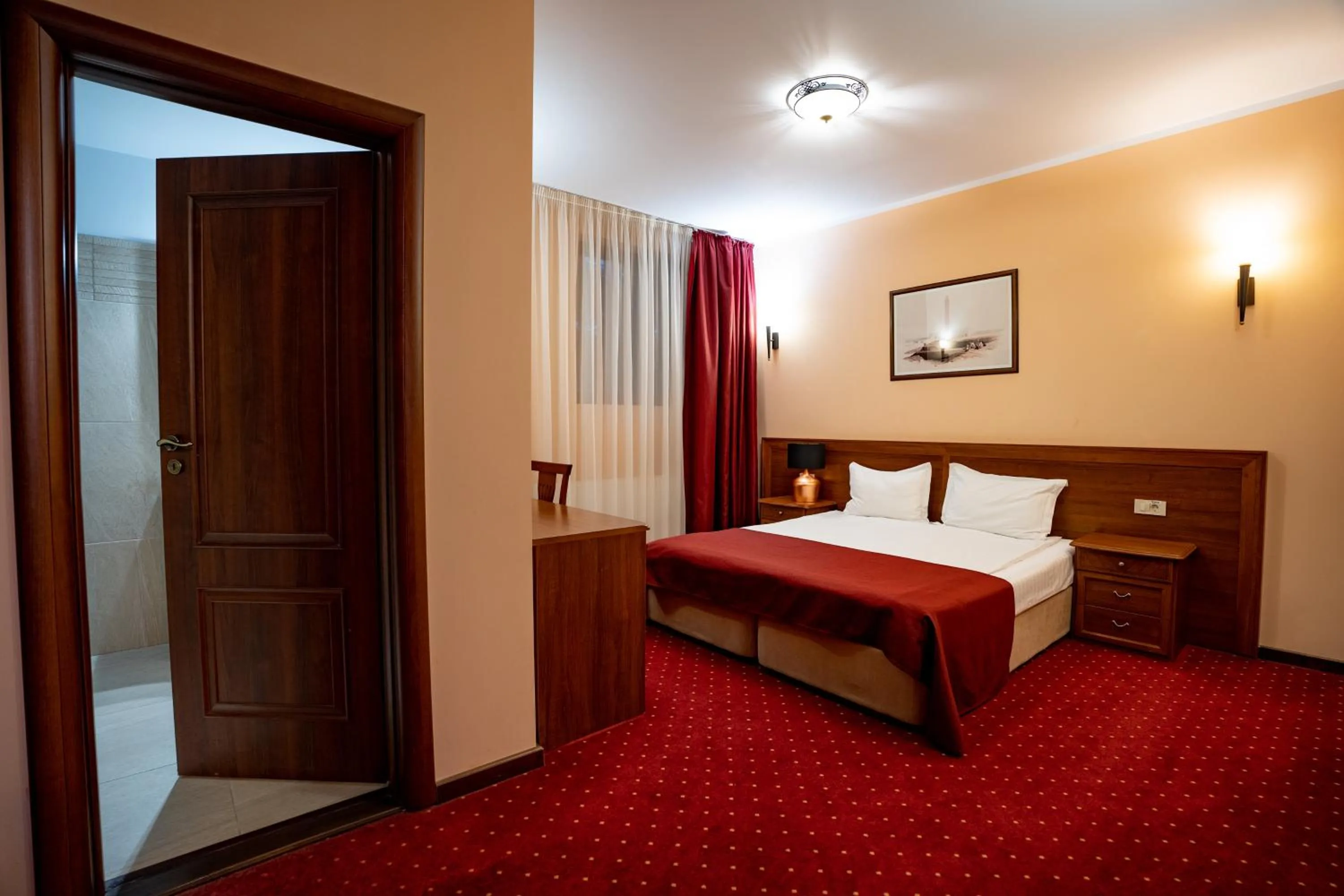 Bedroom, Bed in House of Dracula Hotel