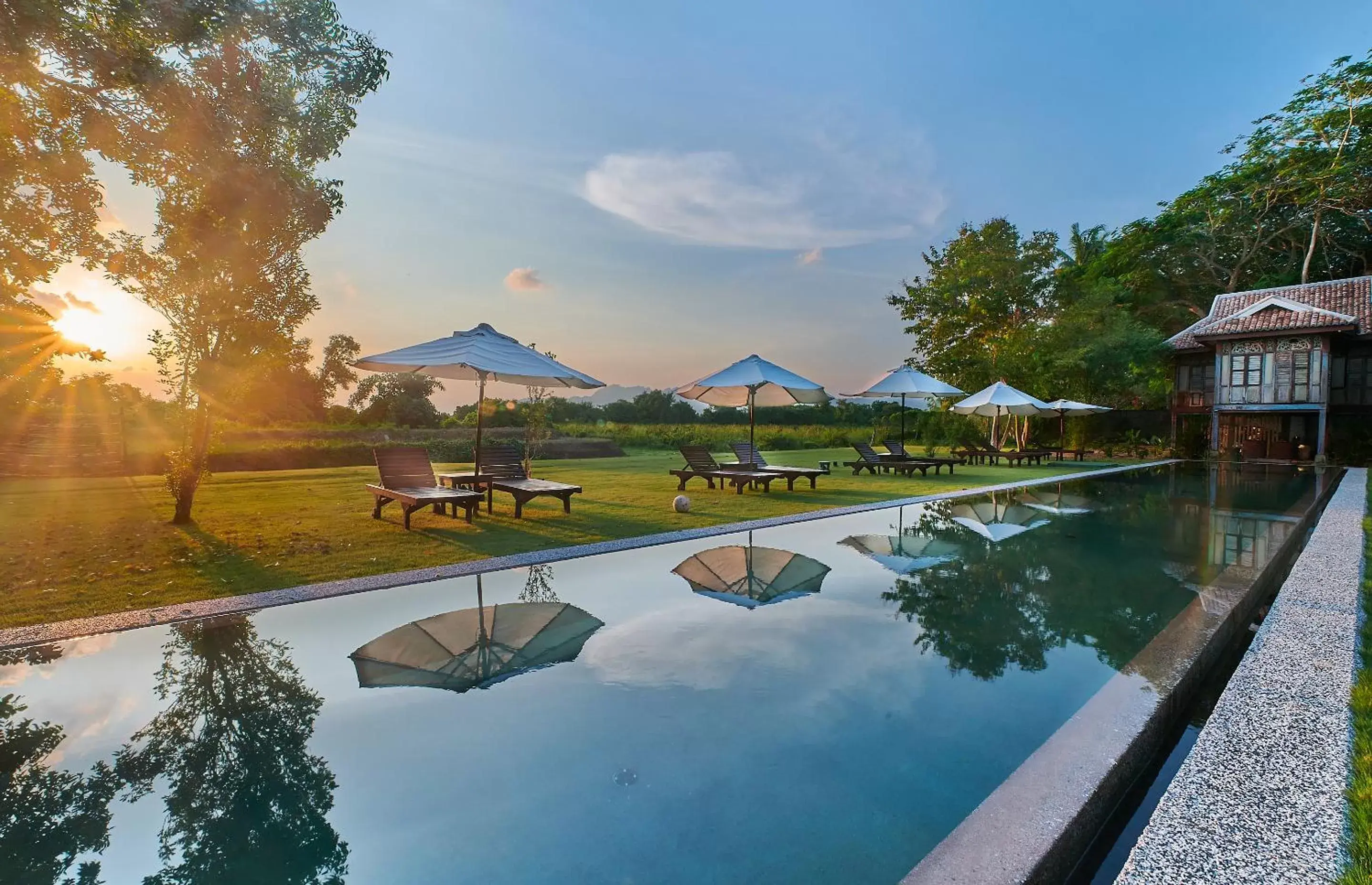 Swimming Pool in Temple Tree Resort