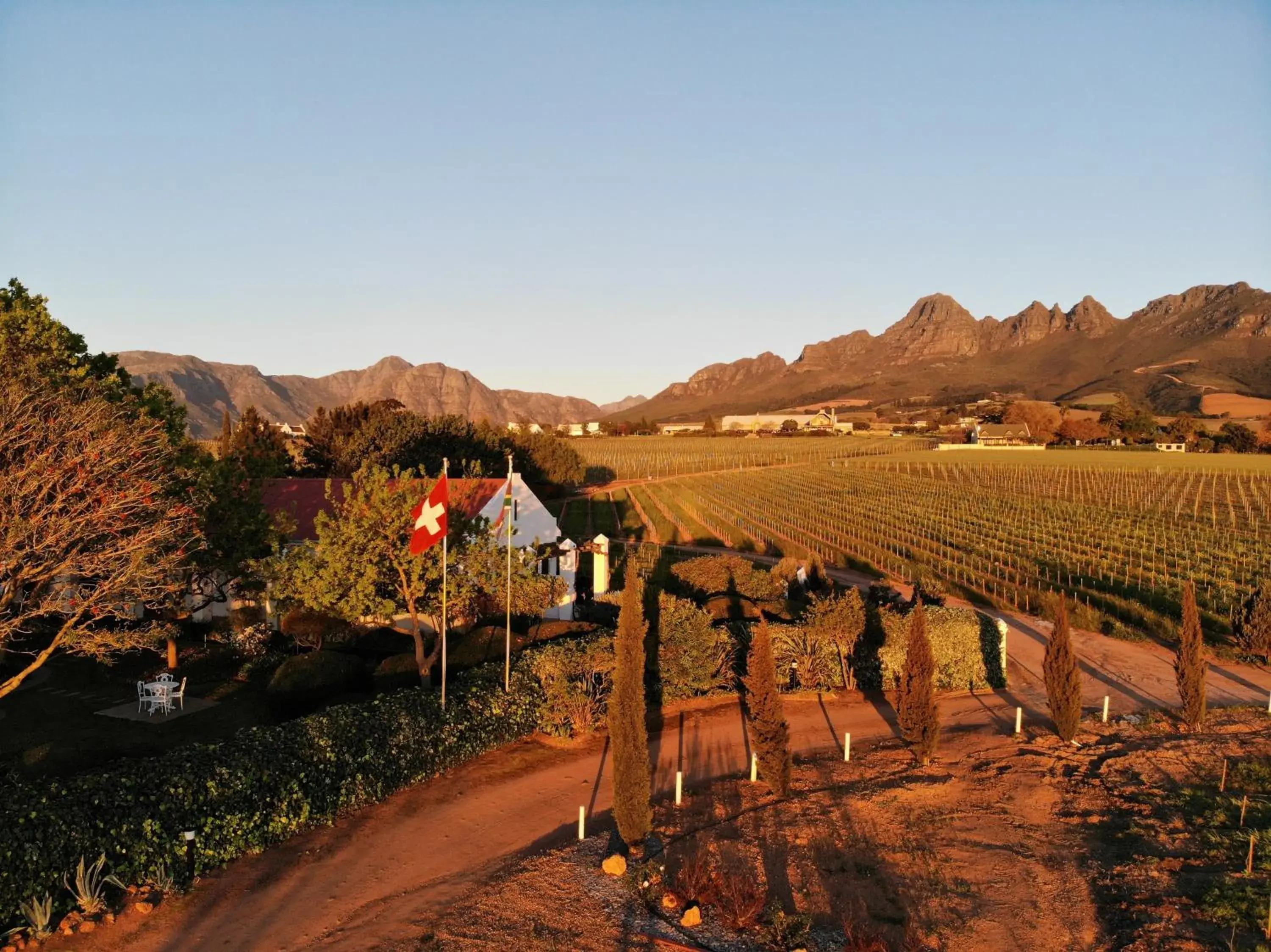 Natural landscape in Eikendal Lodge