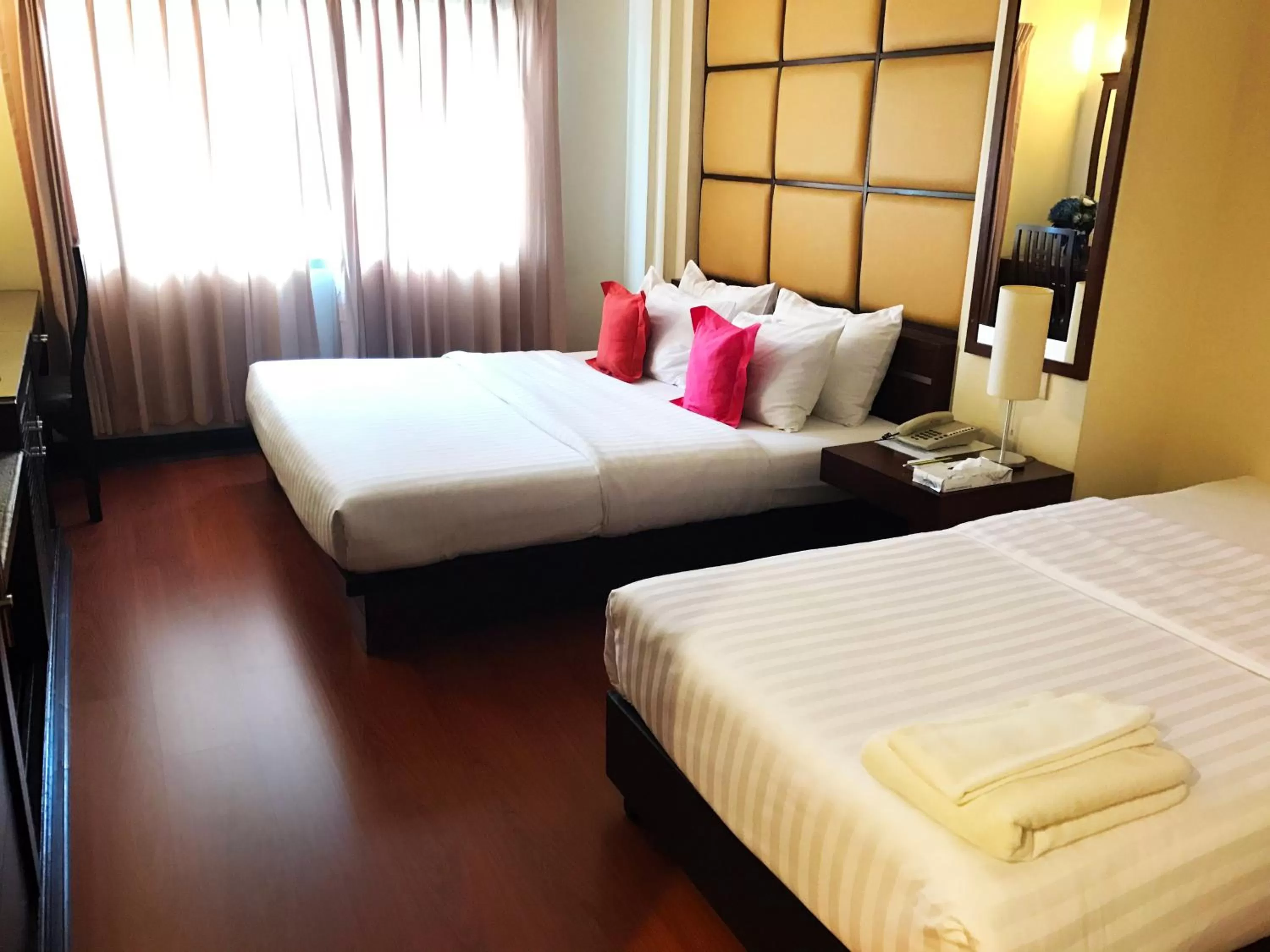 Bedroom, Bed in Grand Business Inn