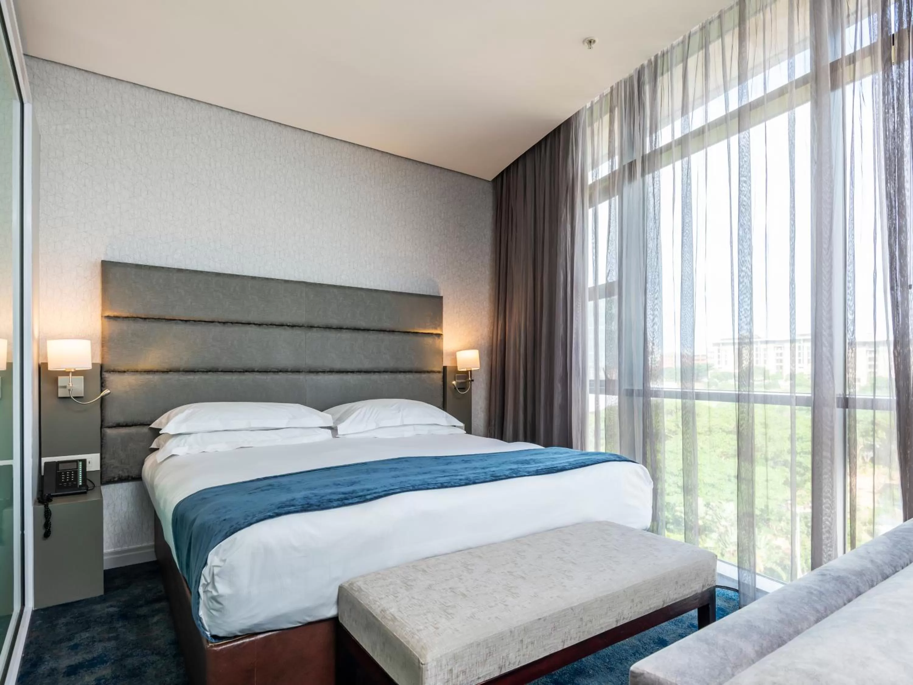 Bed in aha Gateway Hotel Umhlanga