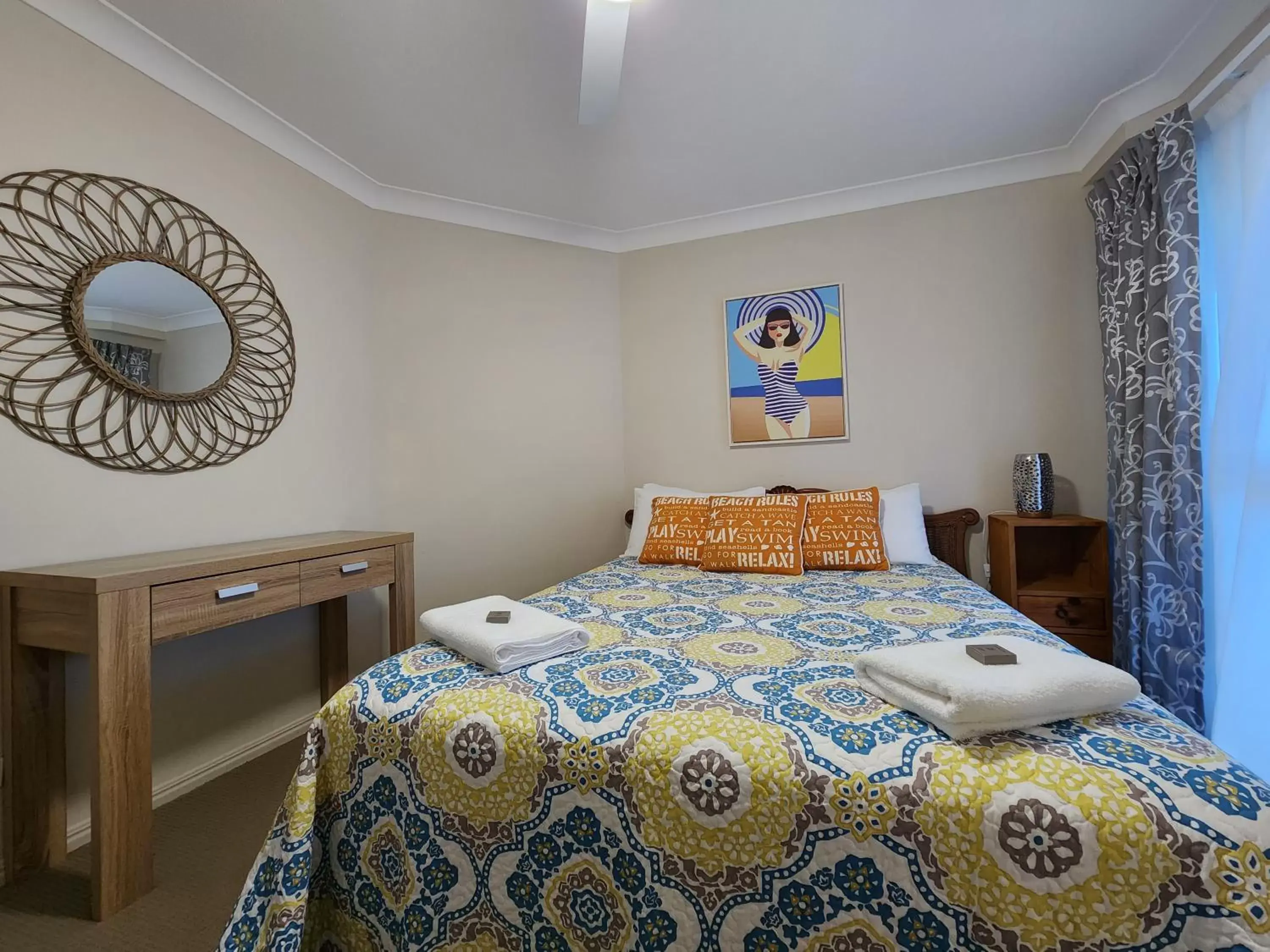 Bed in Fairways Golf & Beach Retreat Bribie Island