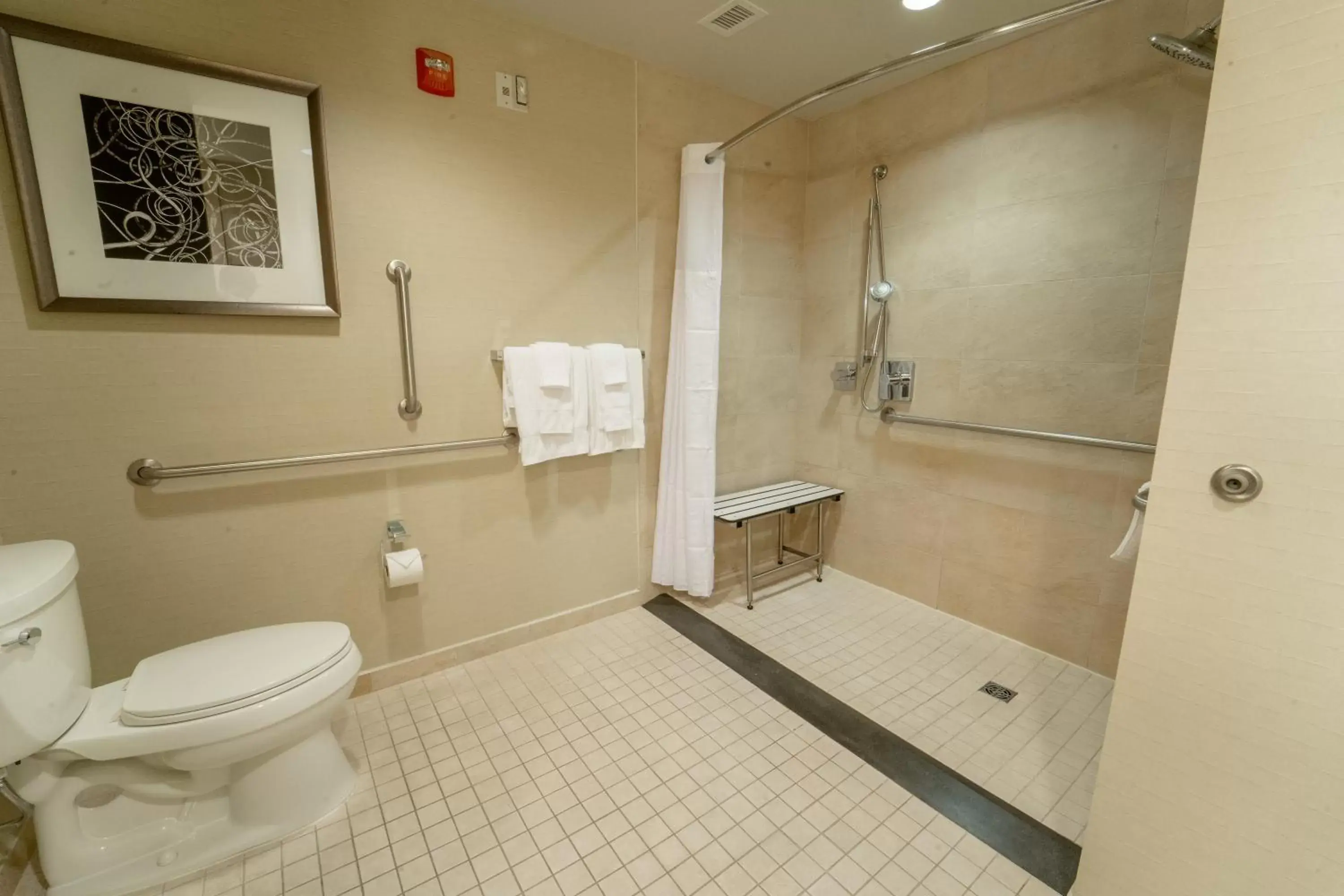 acessibility, Bathroom in The Hotel at Arundel Preserve