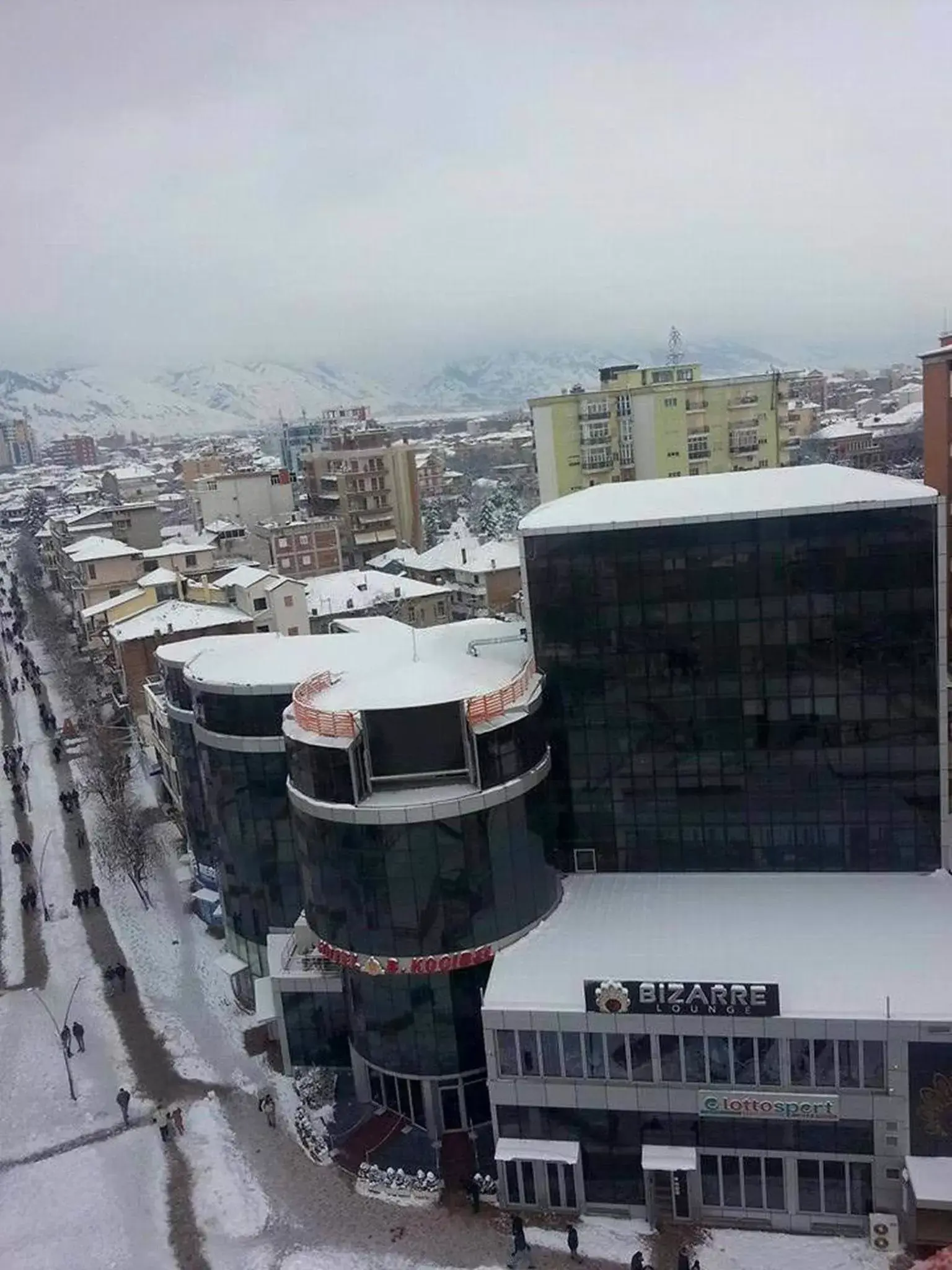 Bird's eye view, Winter in Hotel Kocibelli POOL & SPA