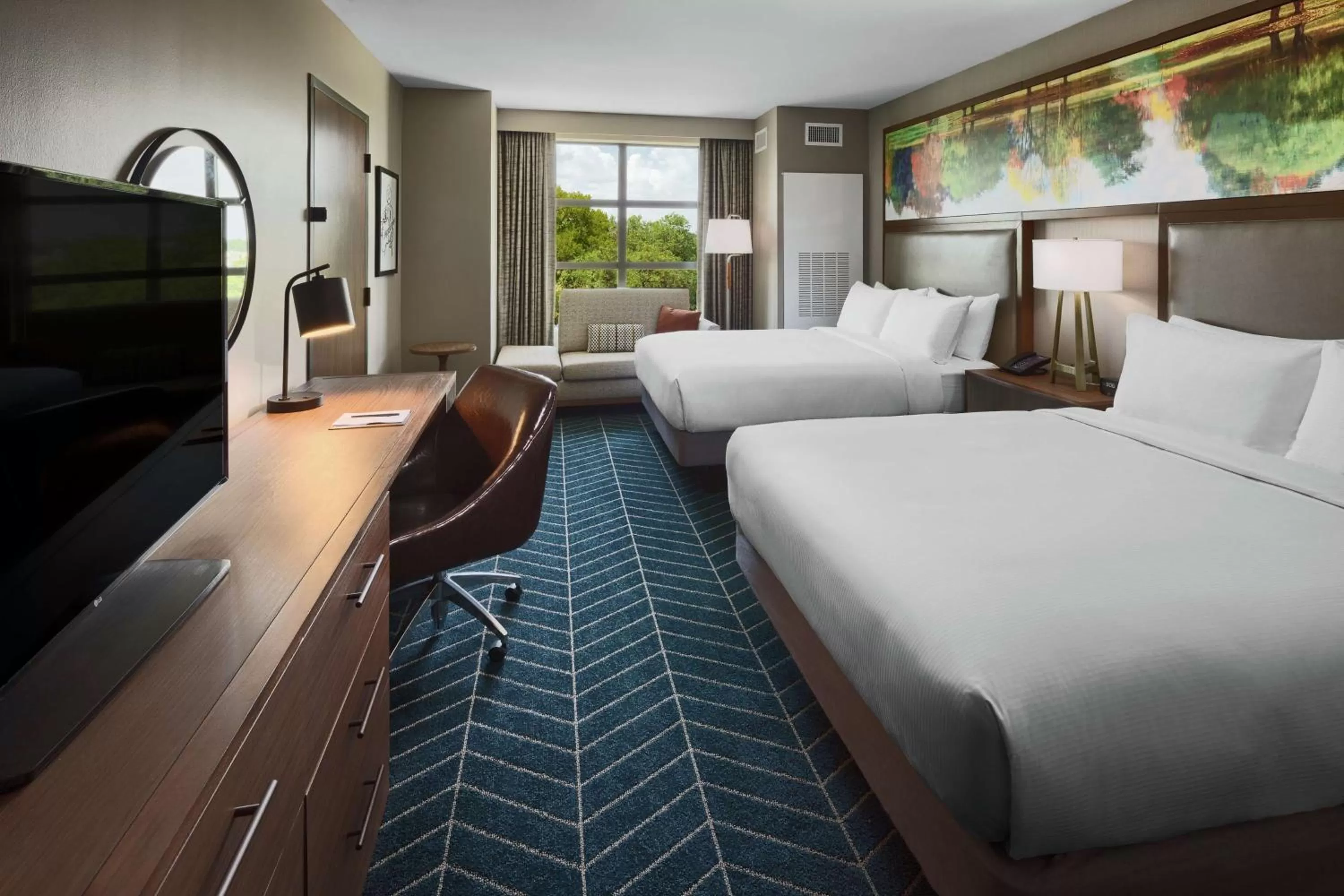 Bed in The Bevy Hotel Boerne, A Doubletree By Hilton
