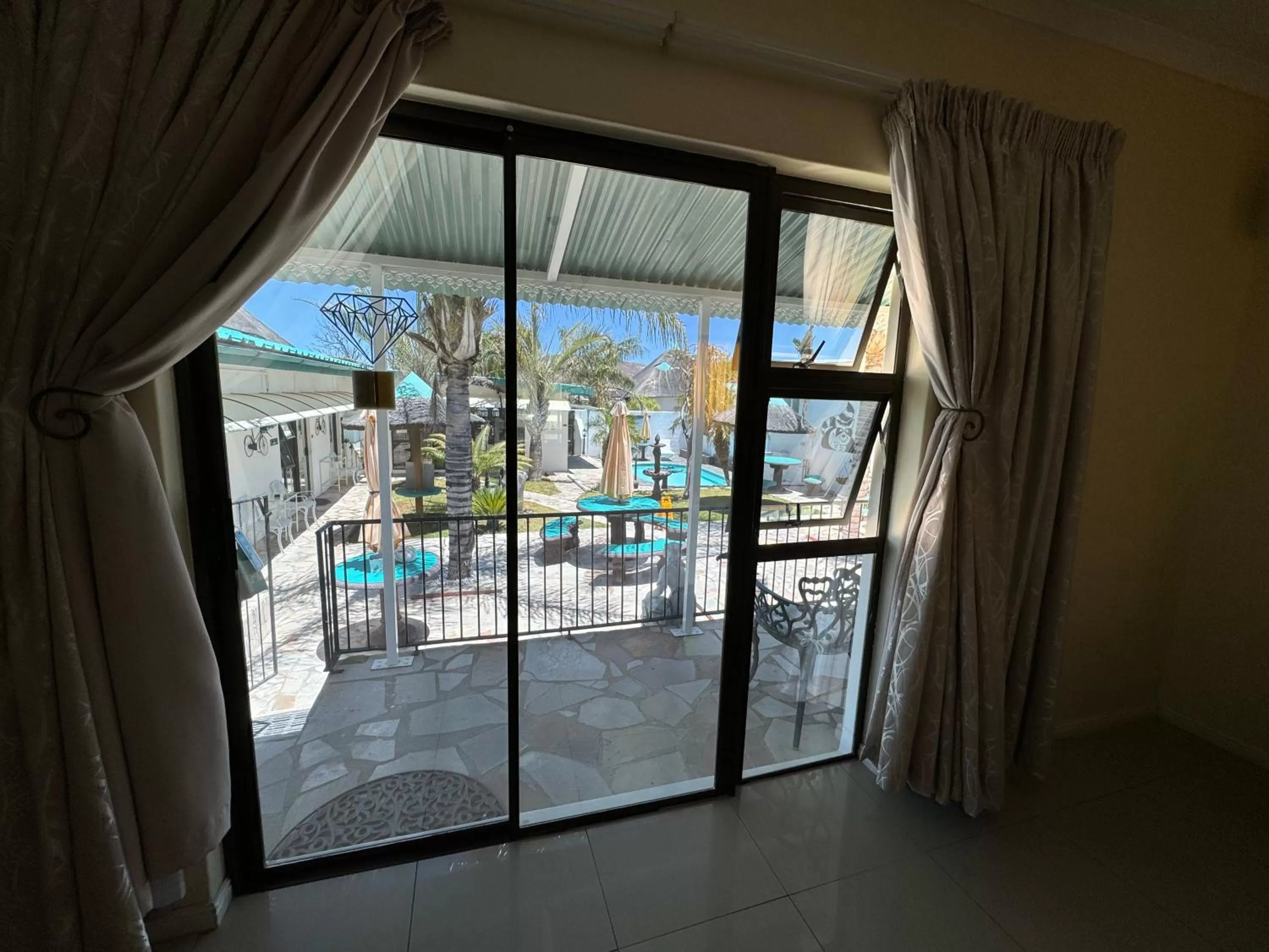 Patio in Blue Diamond Lodge & Spa