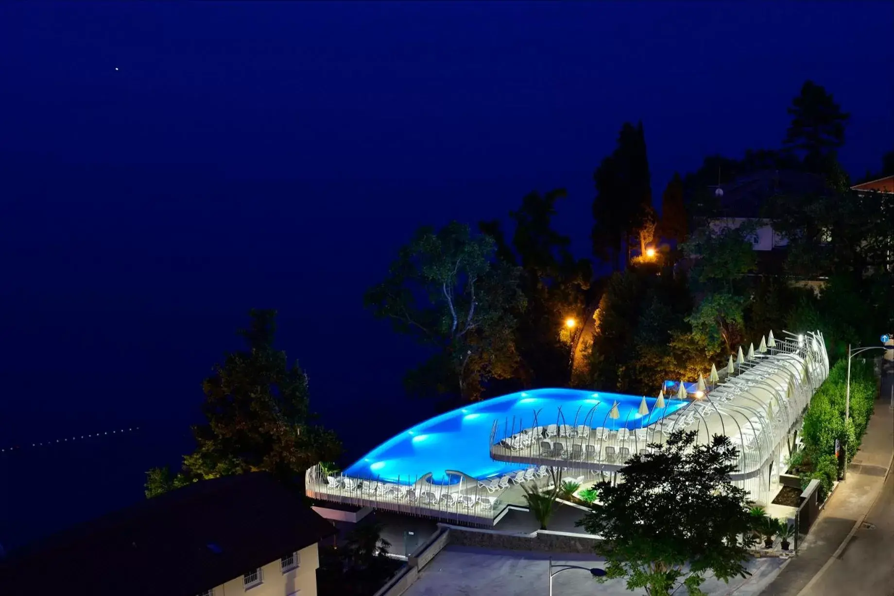 Bird's eye view, Pool View in Grand Hotel Adriatic