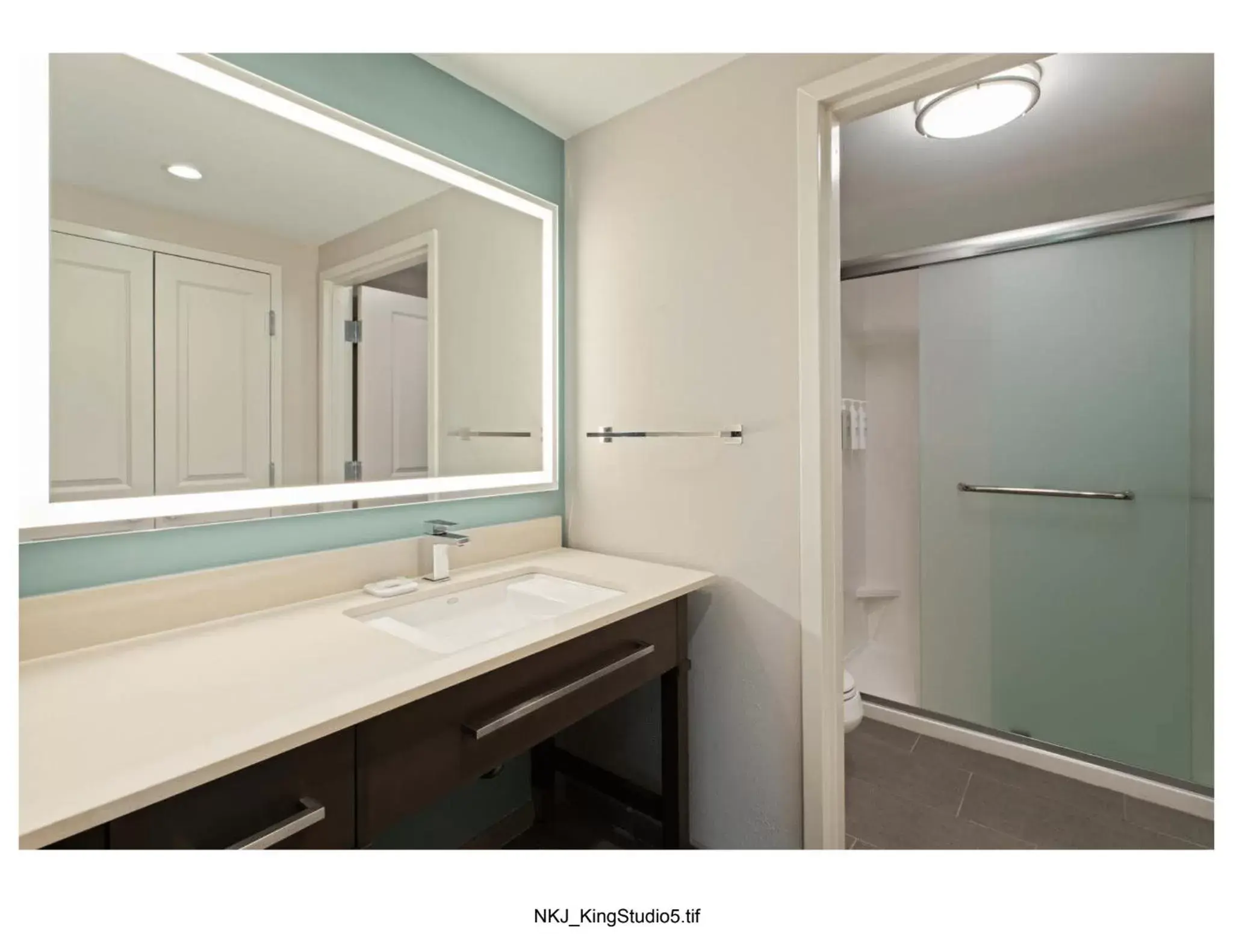 Bathroom in Homewood Suites By Hilton Panama City Beach, Fl