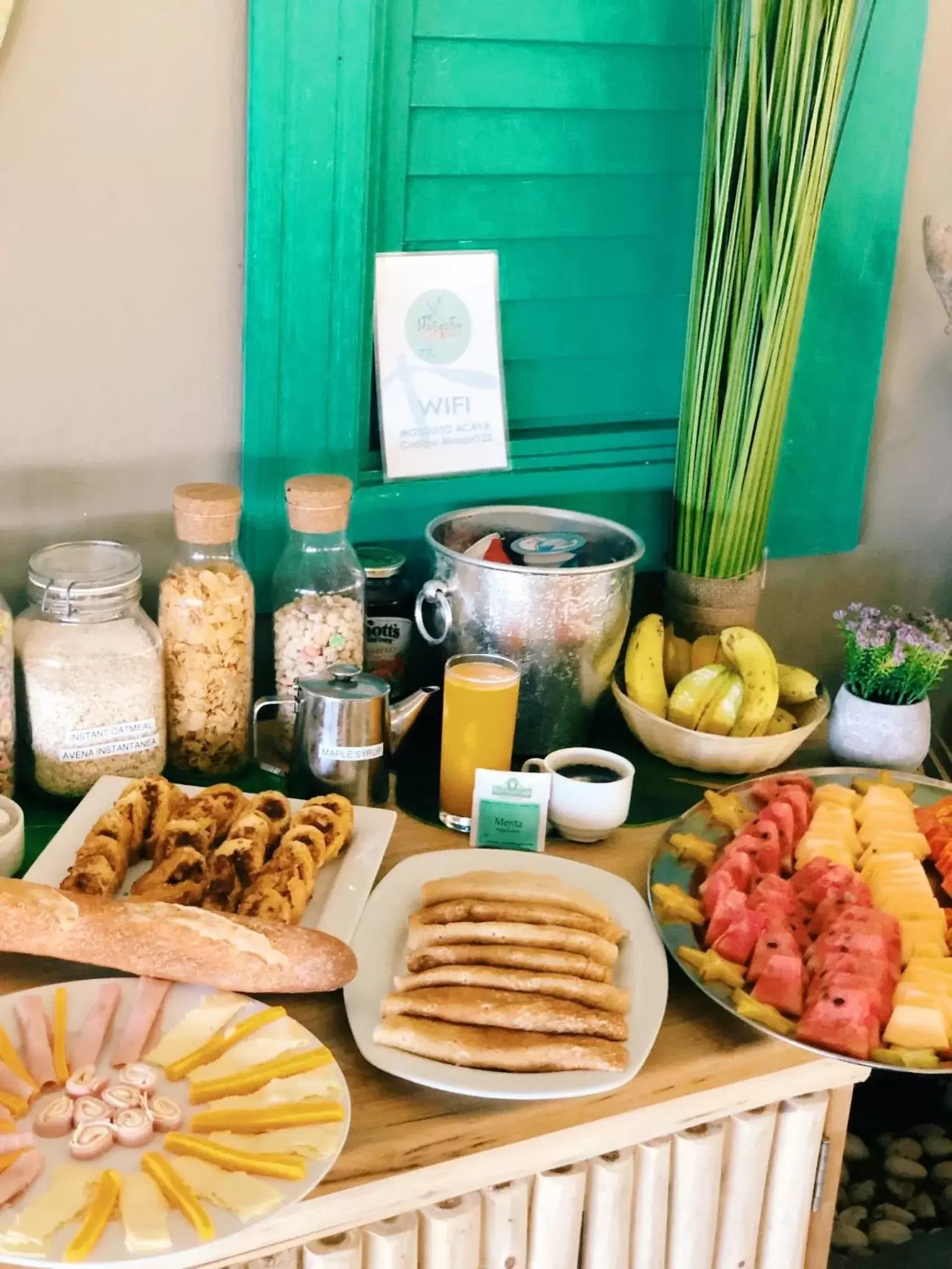 Breakfast in El Mosquito Boutique Hotel Playa Bonita