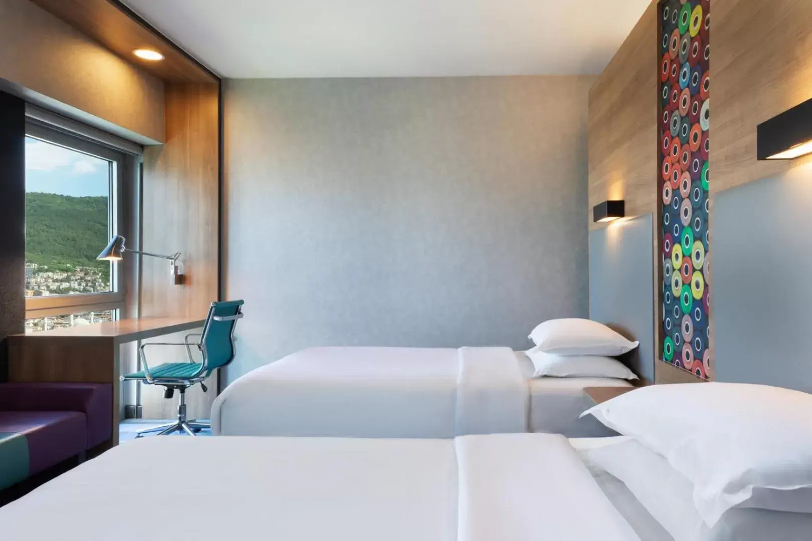 Bedroom, Bed in Aloft Bursa Hotel