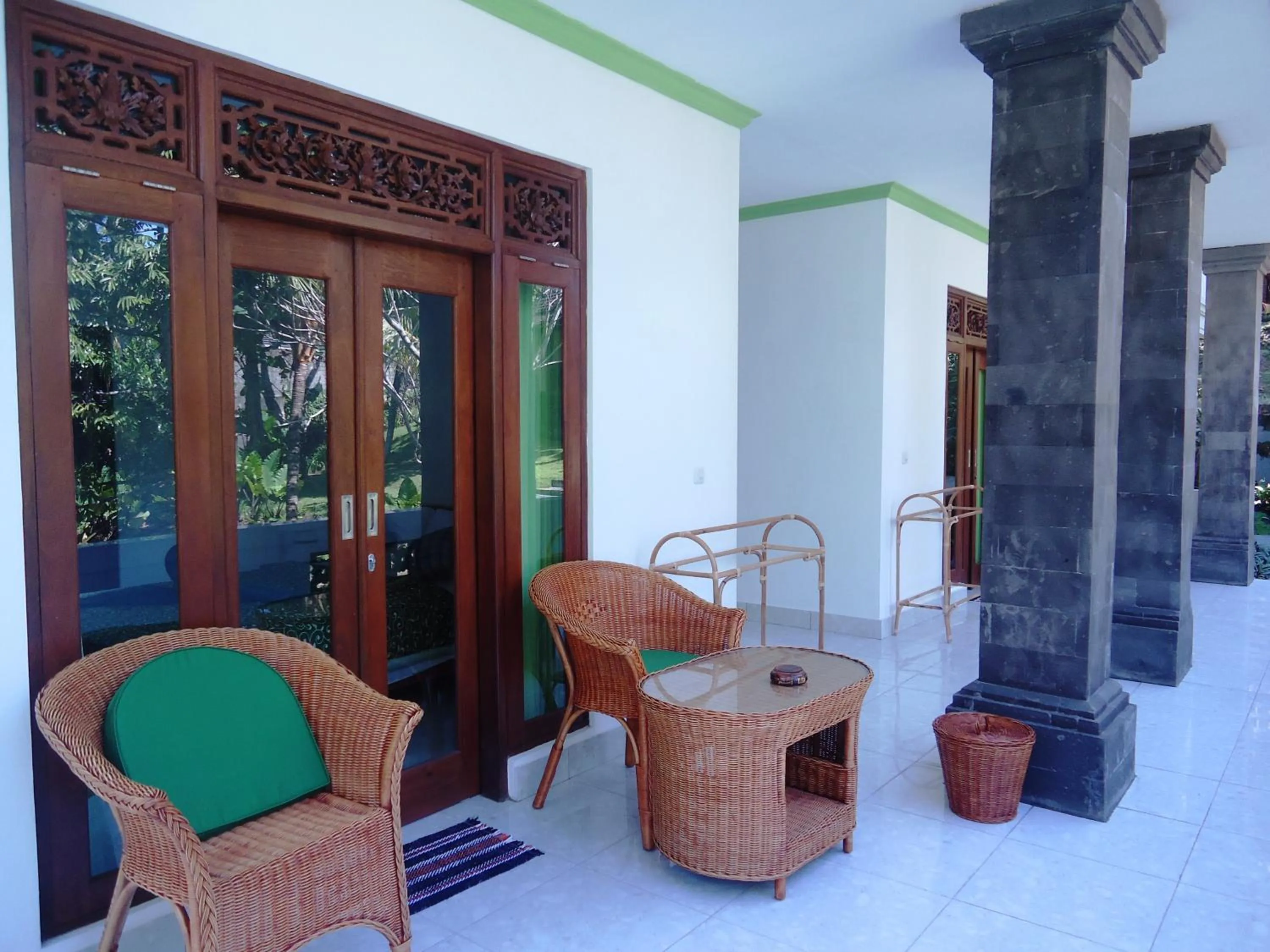 Patio in Argasoka Bungalows