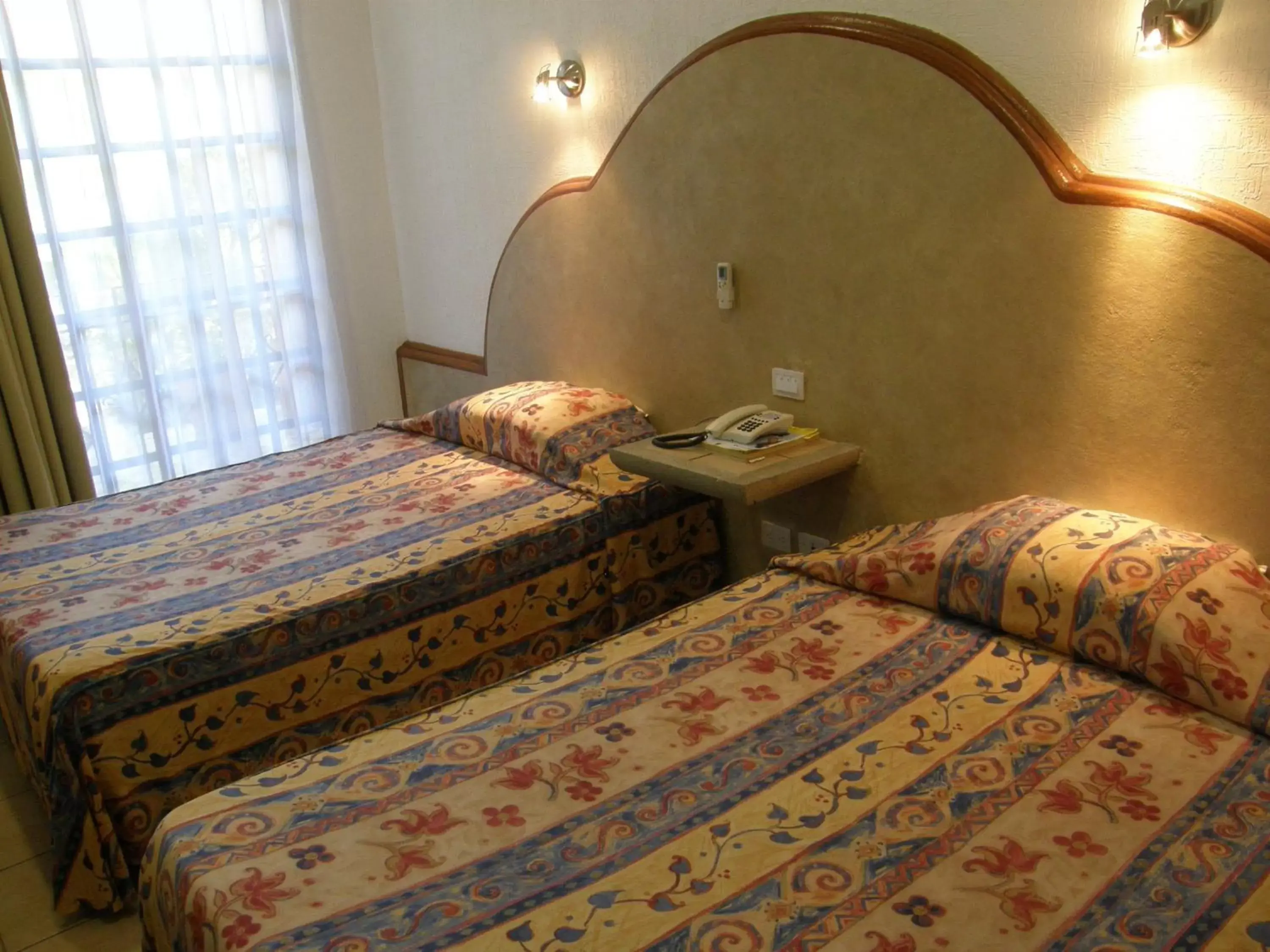 Decorative detail, Bed in Hotel Fenix