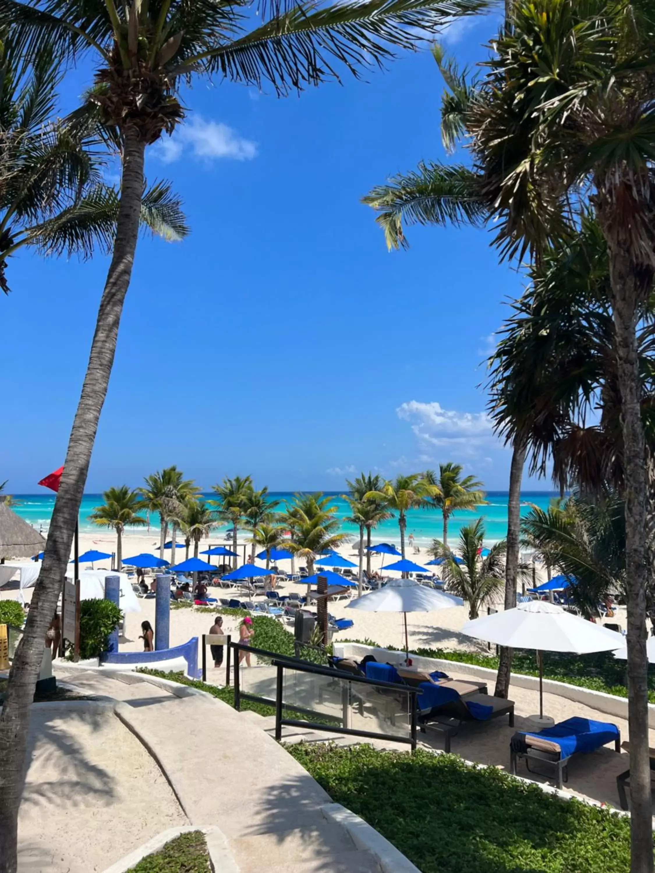 Beach, Pool View in The Reef Playacar Resort & Spa-Optional All Inclusive