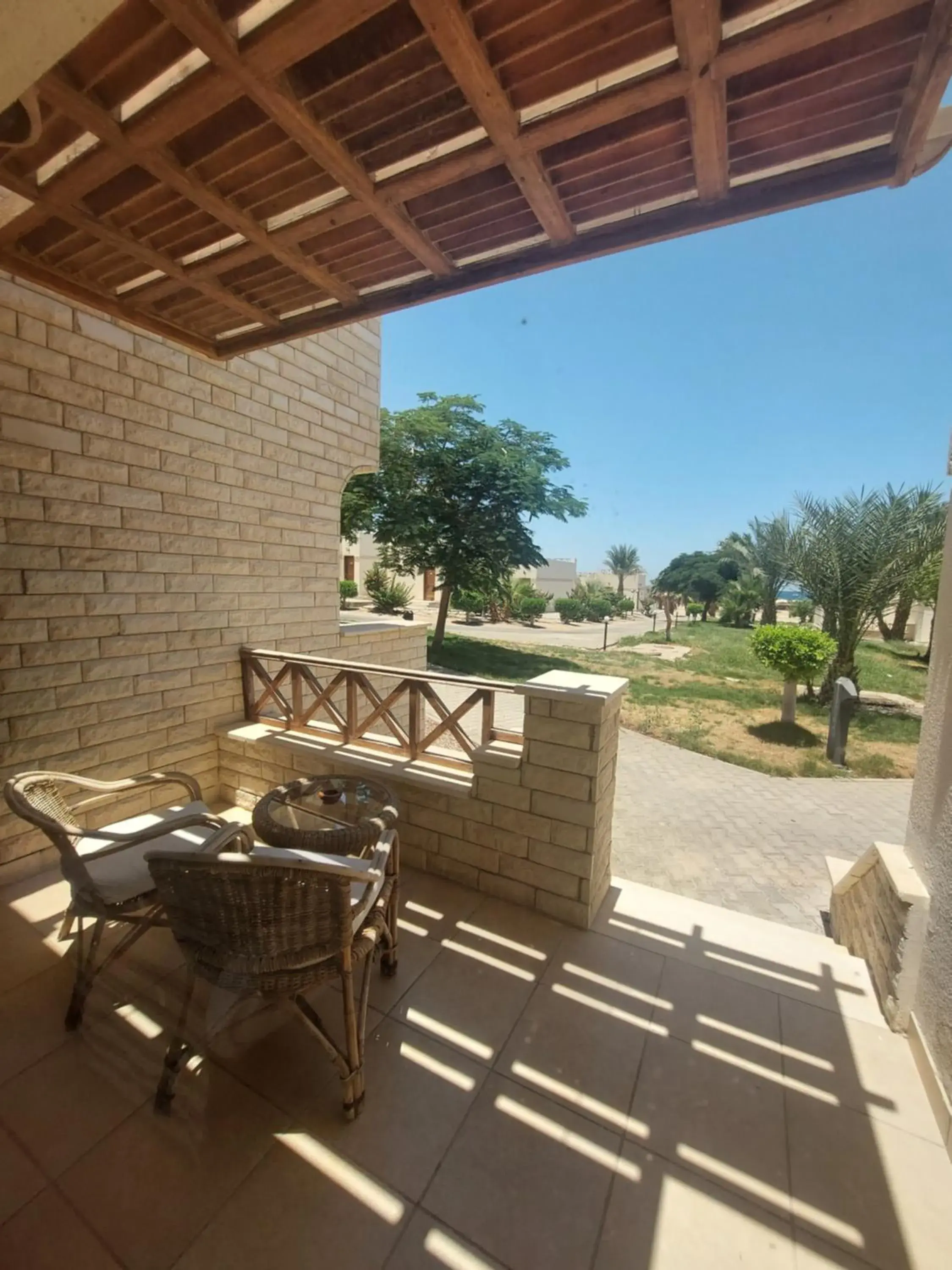 Balcony/Terrace in Hurghada Coral Beach Hotel