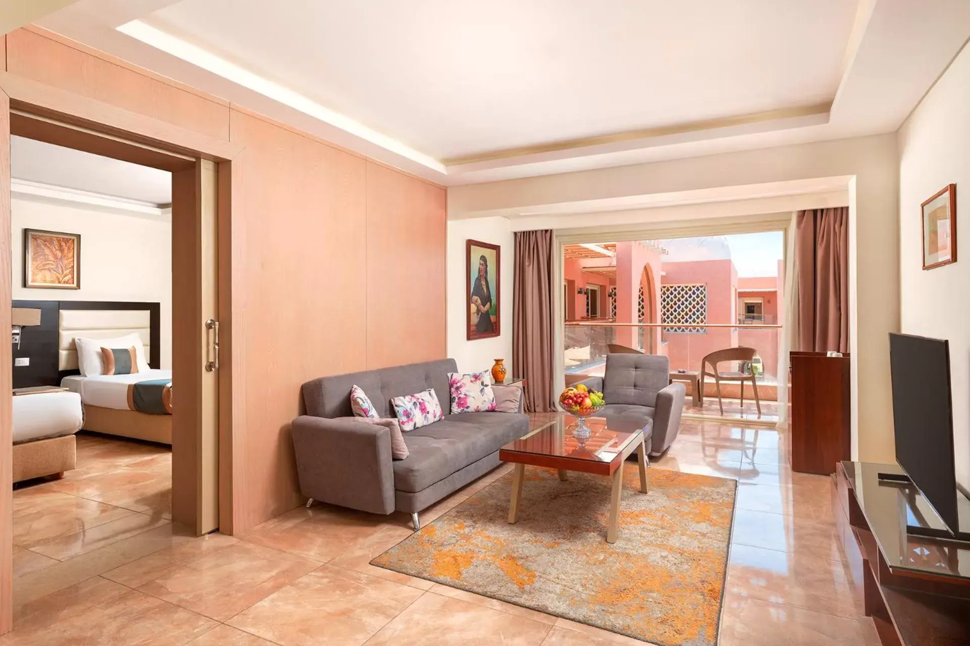 Living room in Pickalbatros Alf Leila Wa Leila Resort - Neverland Hurghada Living room in Pickalbatros Alf Leila Wa Leila Resort - Neverland Hurghada