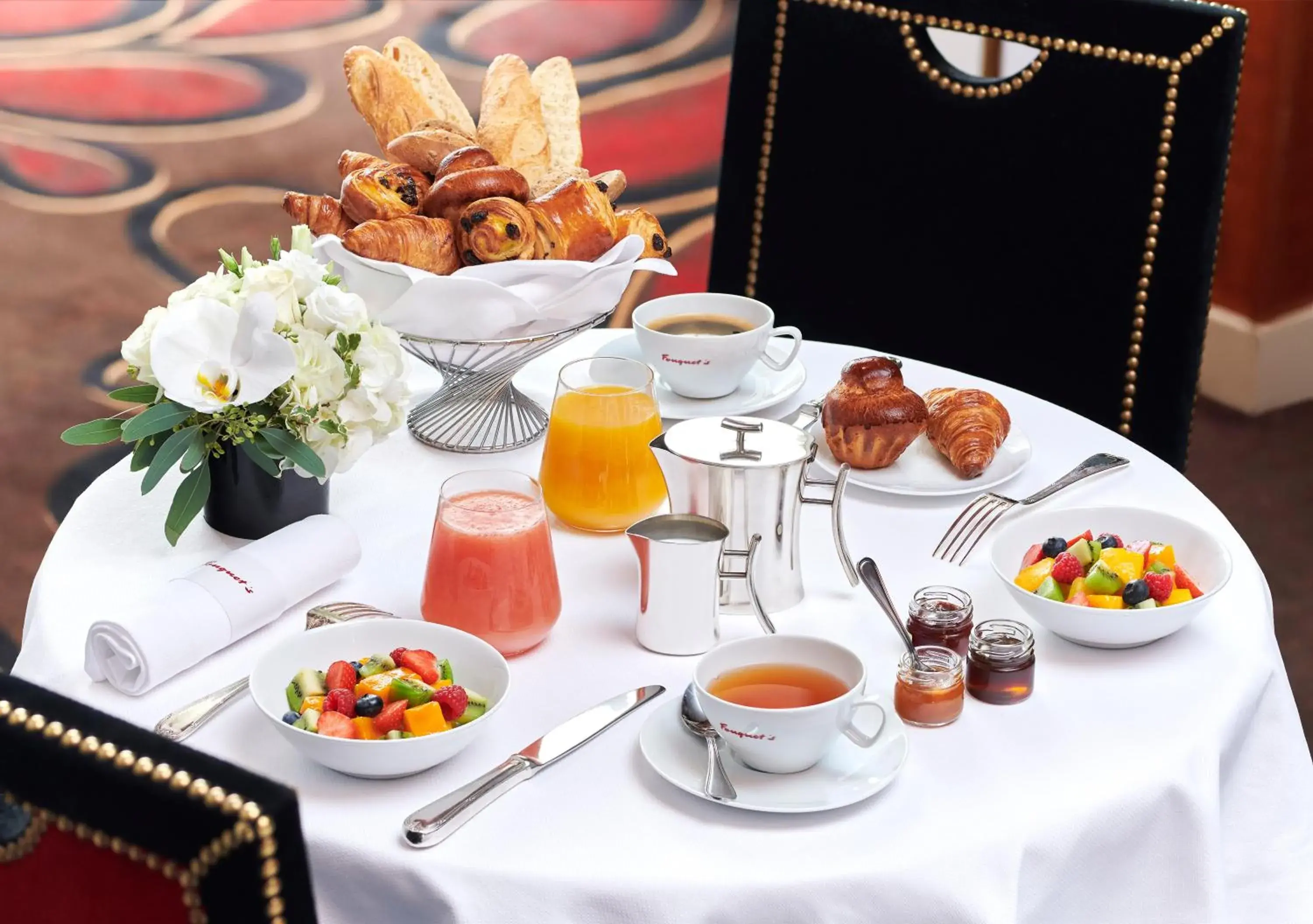 Breakfast in Hotel Barriere Le Fouquet's