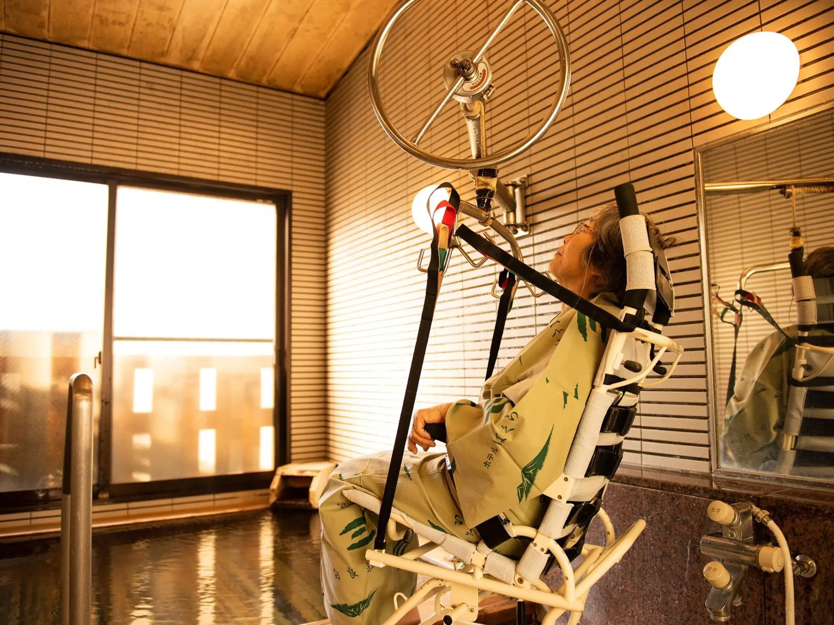 Facility for disabled guests, Fitness Center/Facilities in Ryokan Hakura