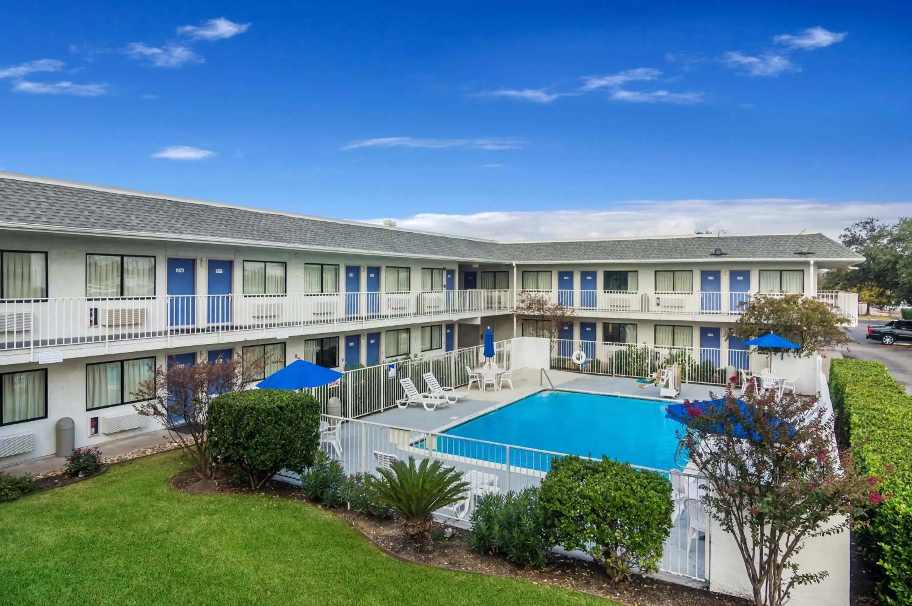 Swimming pool, Pool View in Motel 6-College Station, TX - Bryan