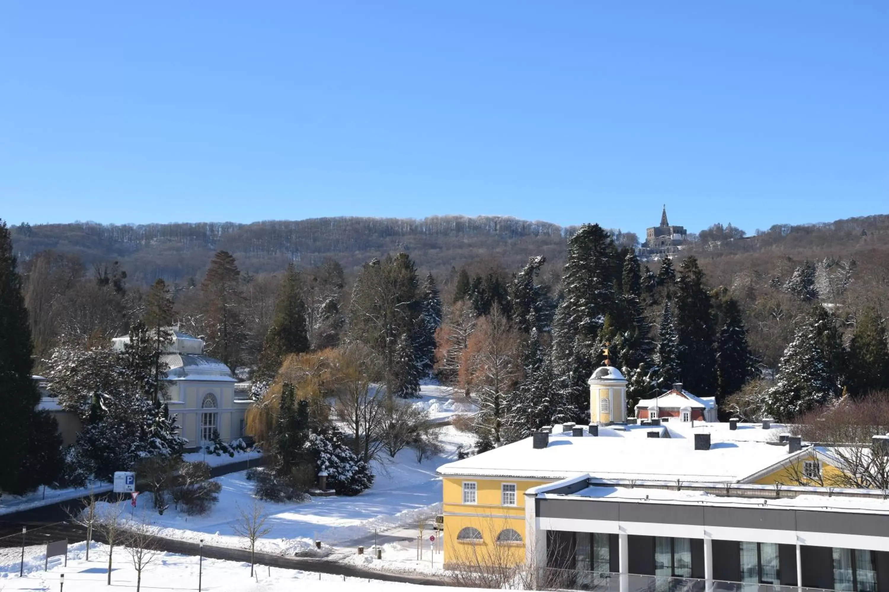 View (from property/room), Winter in Schlosshotel Kassel