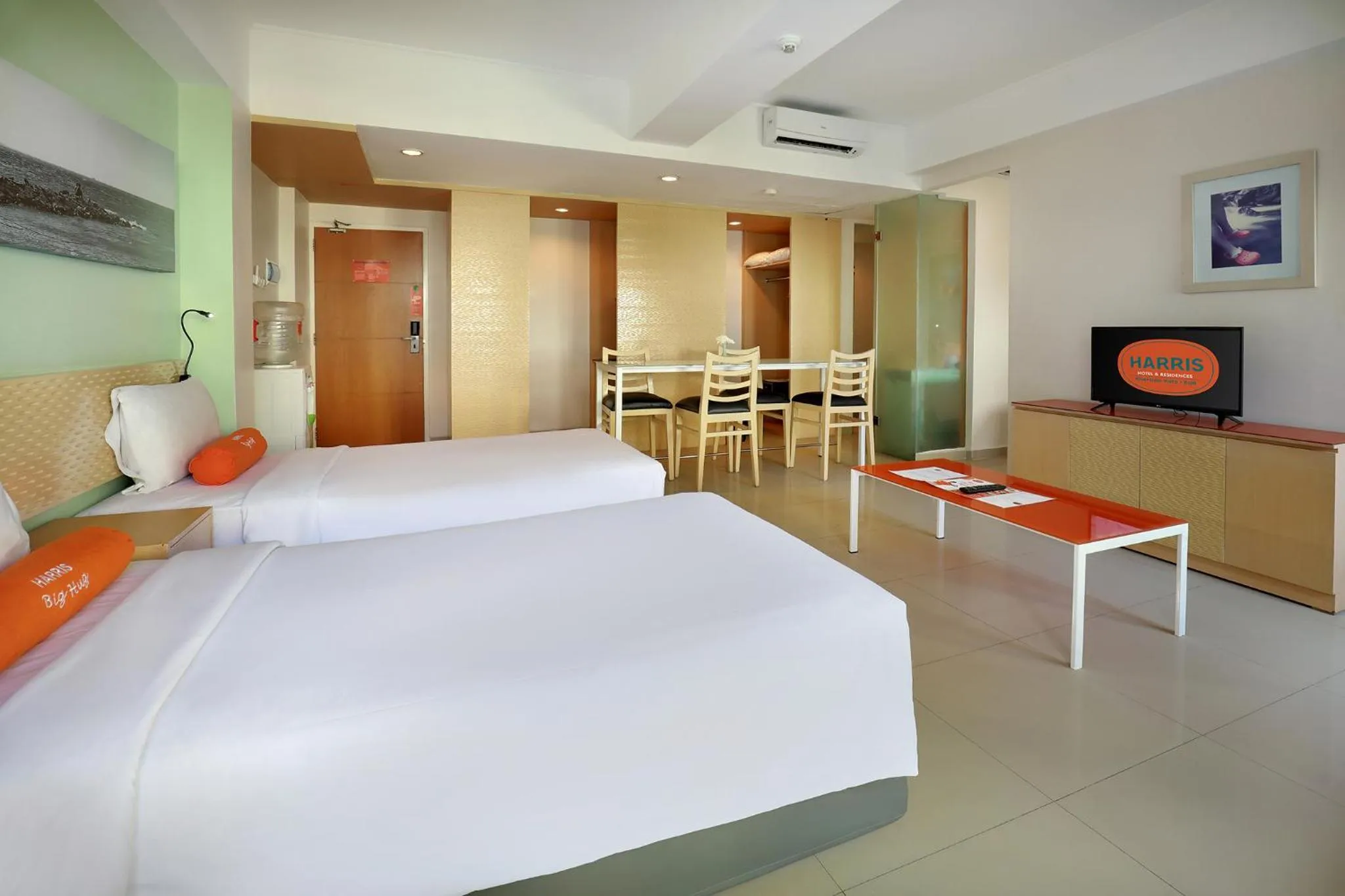Bed in HARRIS Hotel & Residences Riverview Kuta, Bali