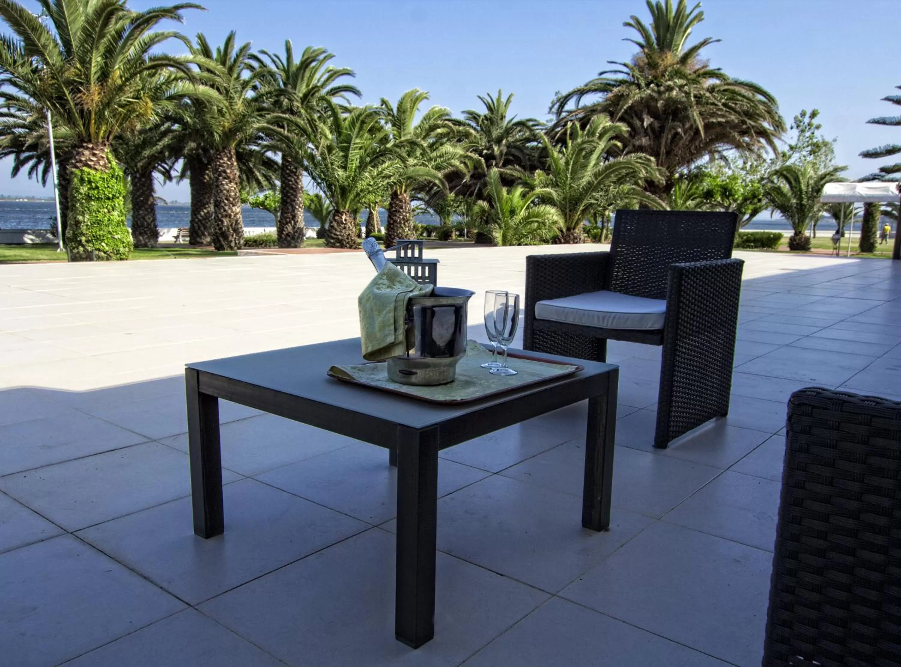 Patio in Riabela Inn