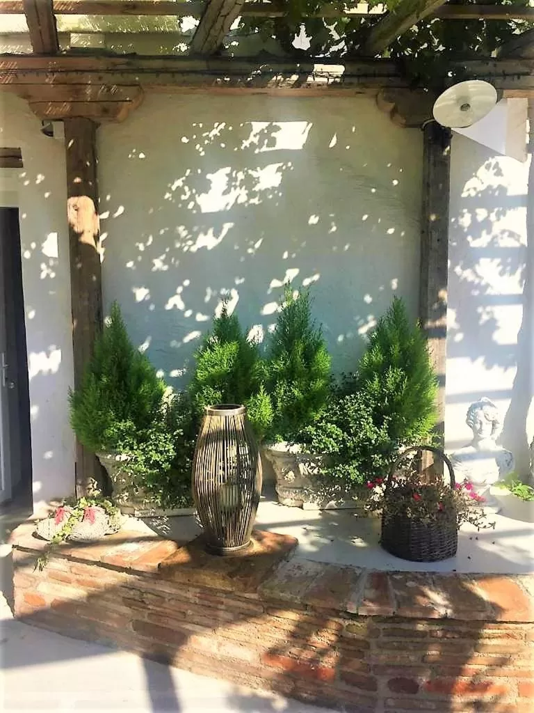 Garden view in La Pergola B&B