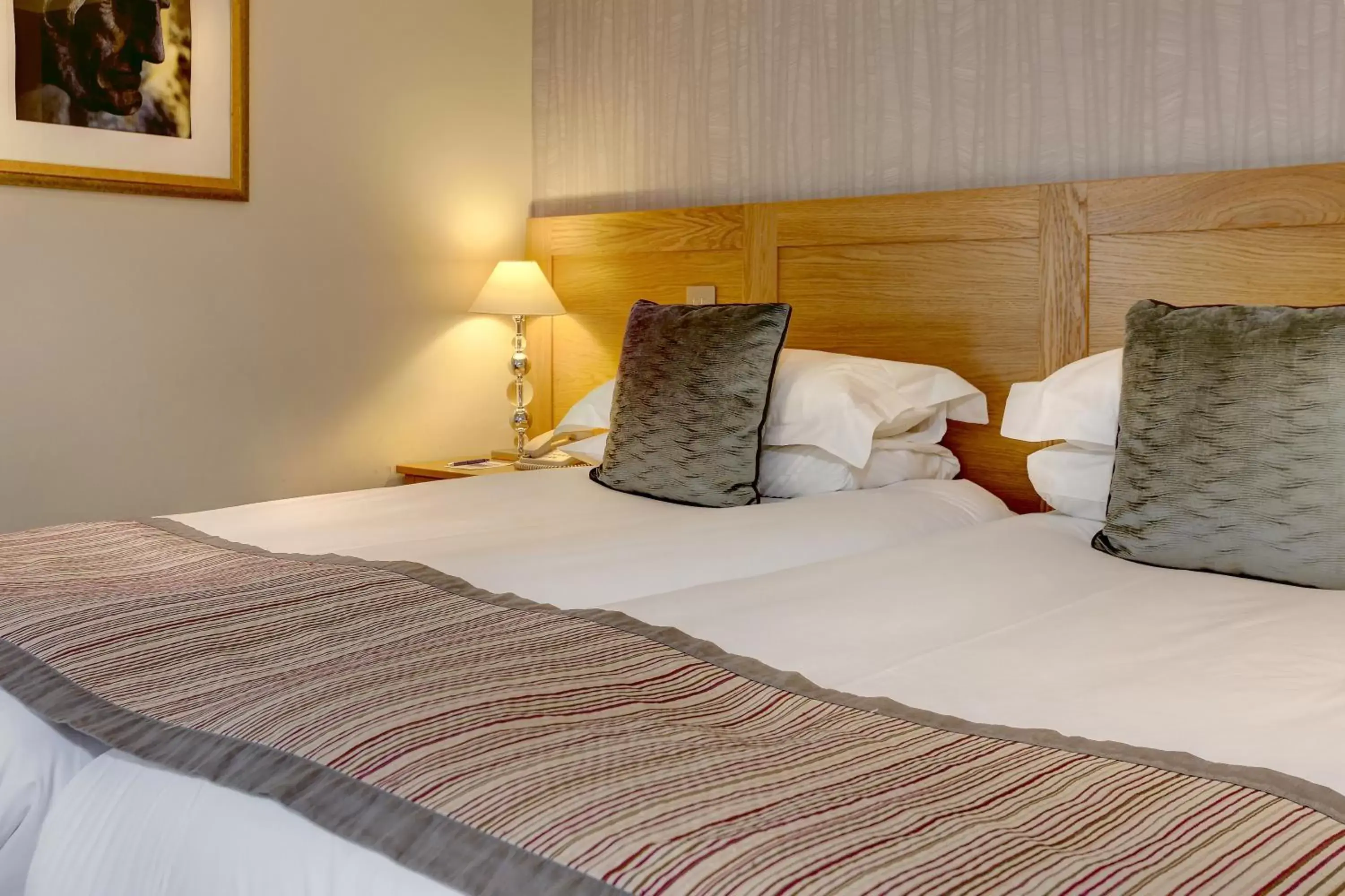 Bedroom, Bed in Quy Mill Hotel & Spa, Cambridge
