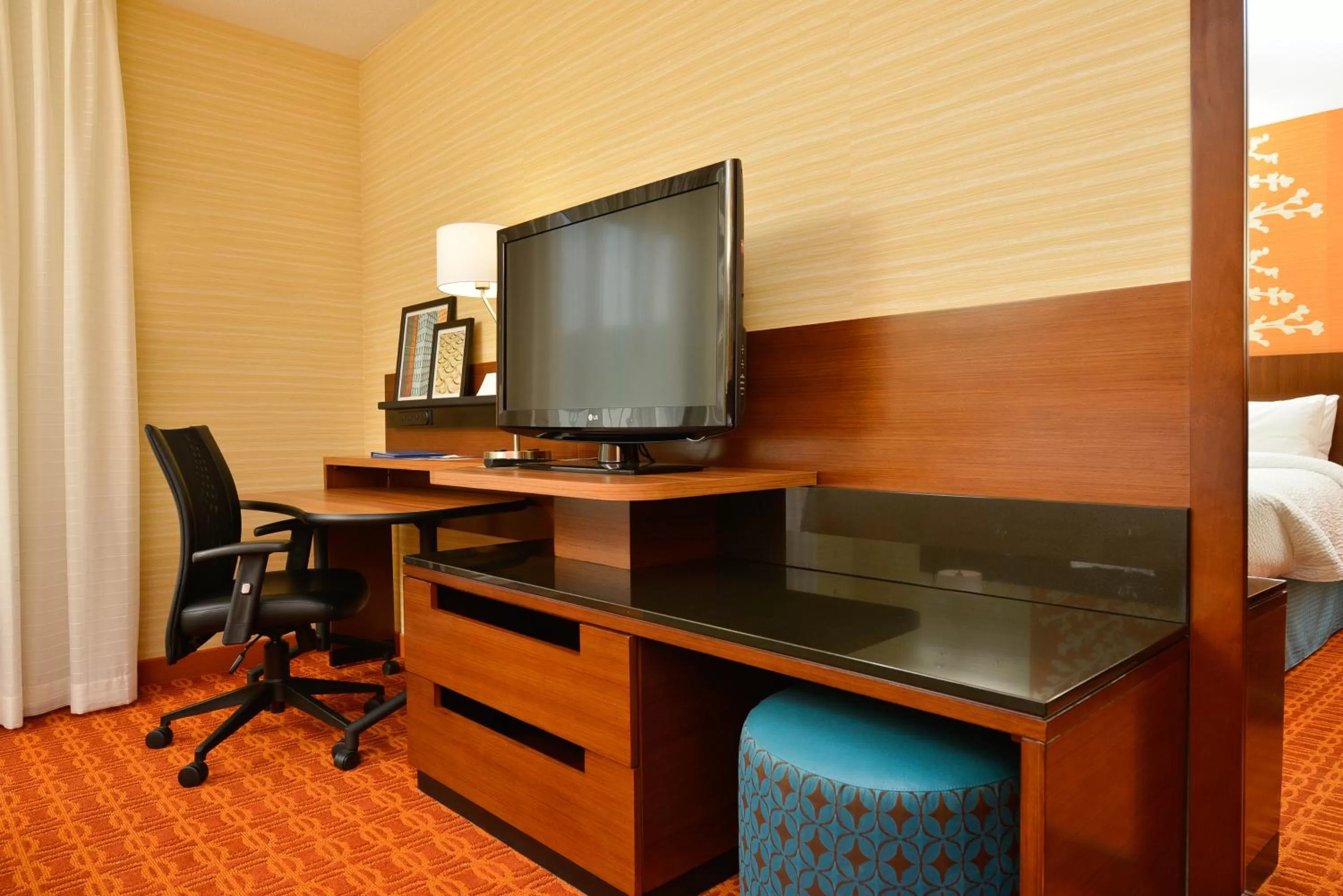 TV and multimedia in Fairfield Inn & Suites by Marriott Elmira Corning