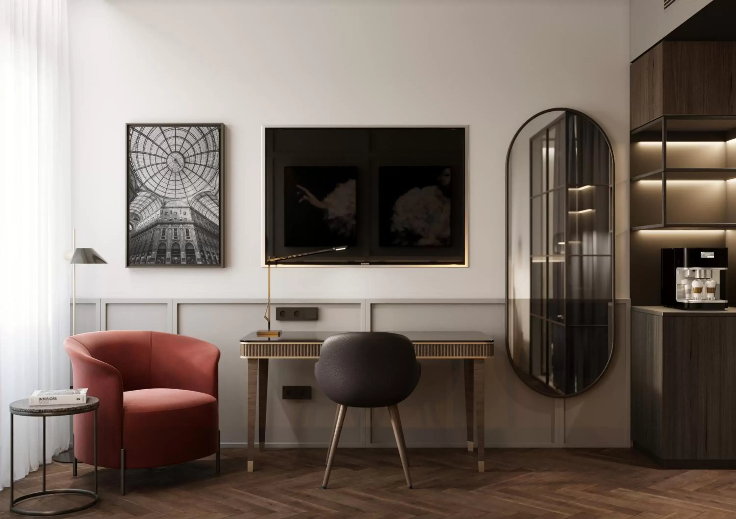 TV and multimedia, Seating Area in Radisson Collection Hotel, Santa Sofia Milan