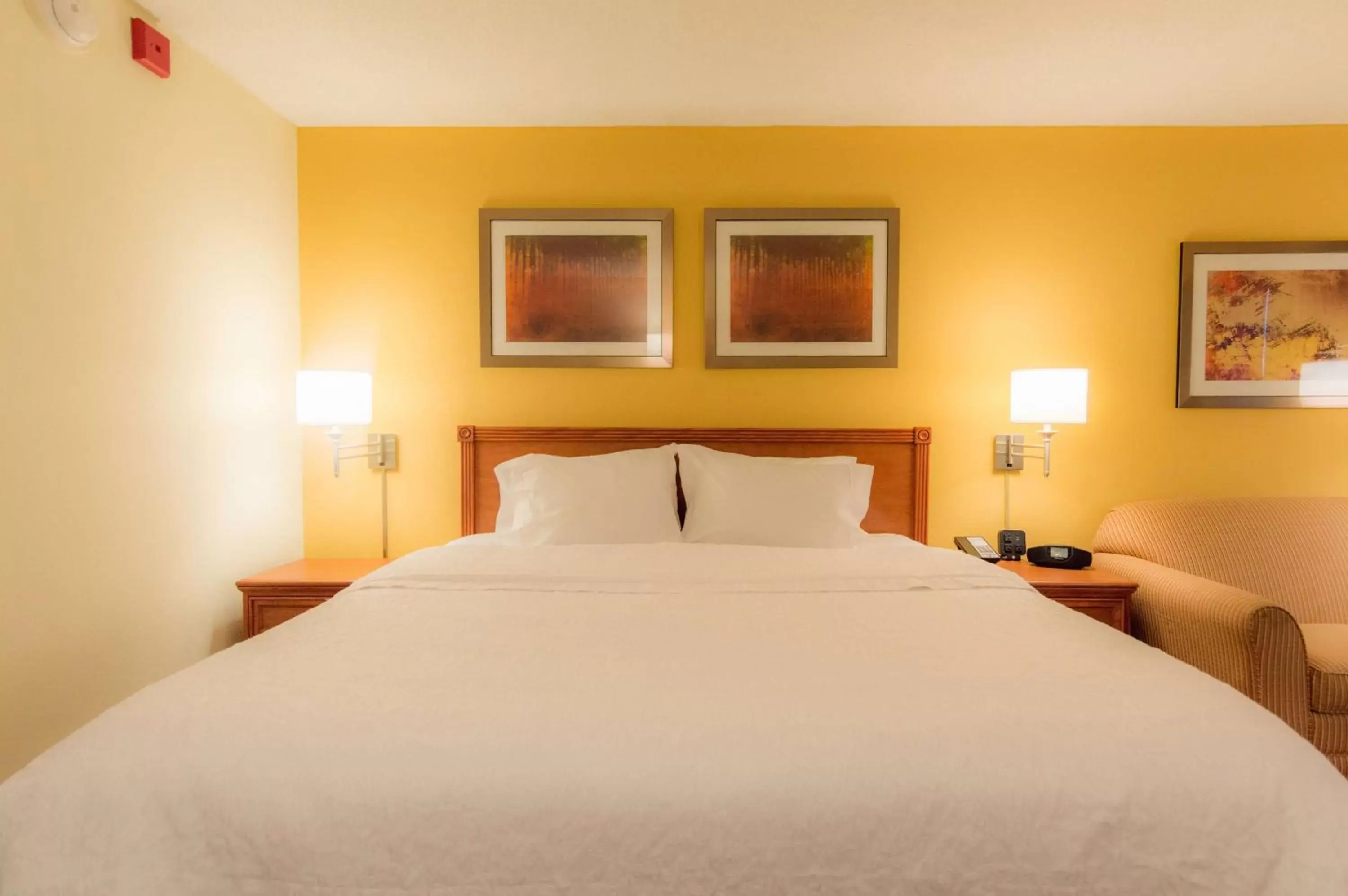 Living room, Bed in Hampton Inn & Suites St. Louis-Chesterfield