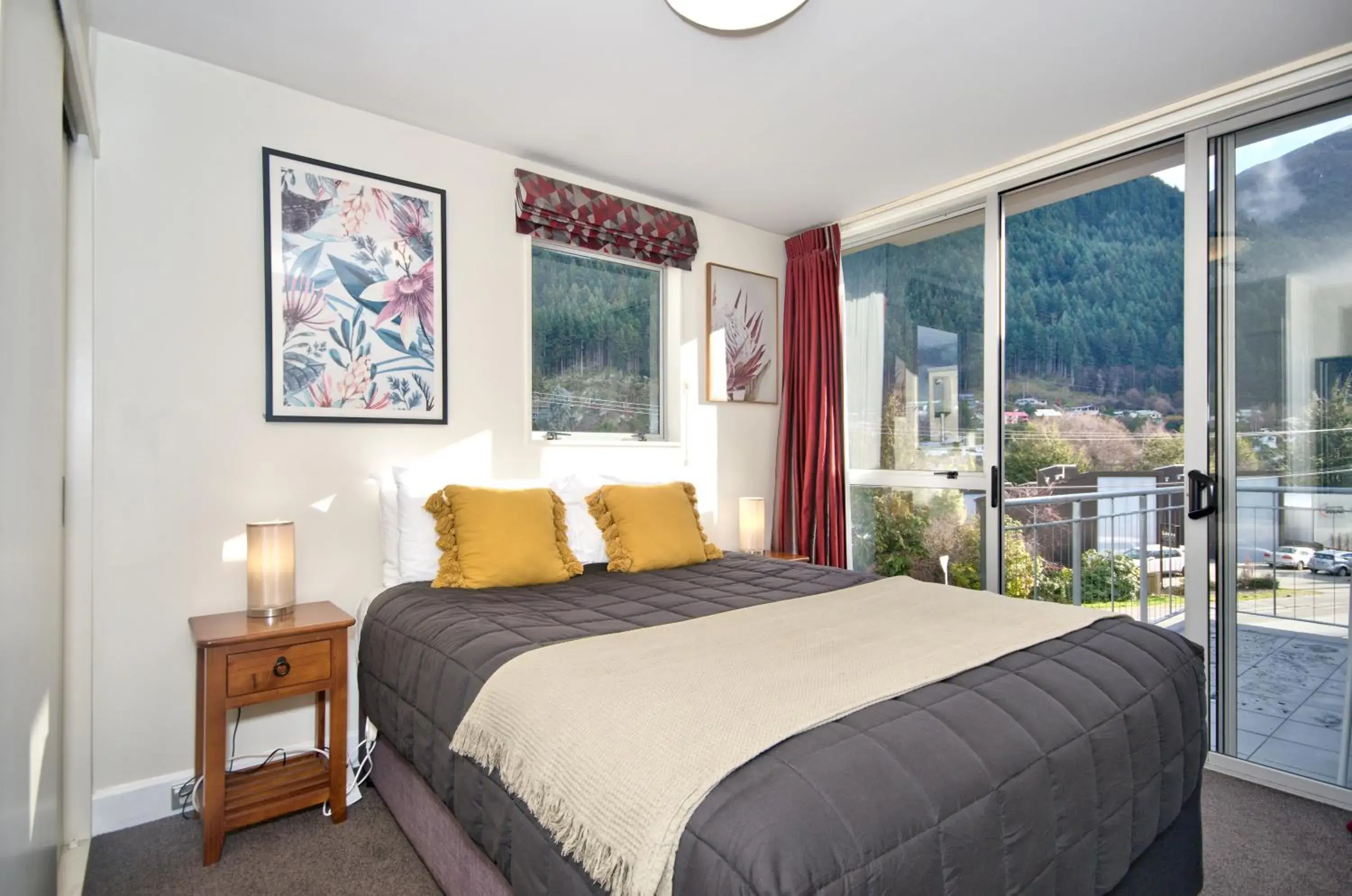 Bed in The Whistler Holiday Apartments