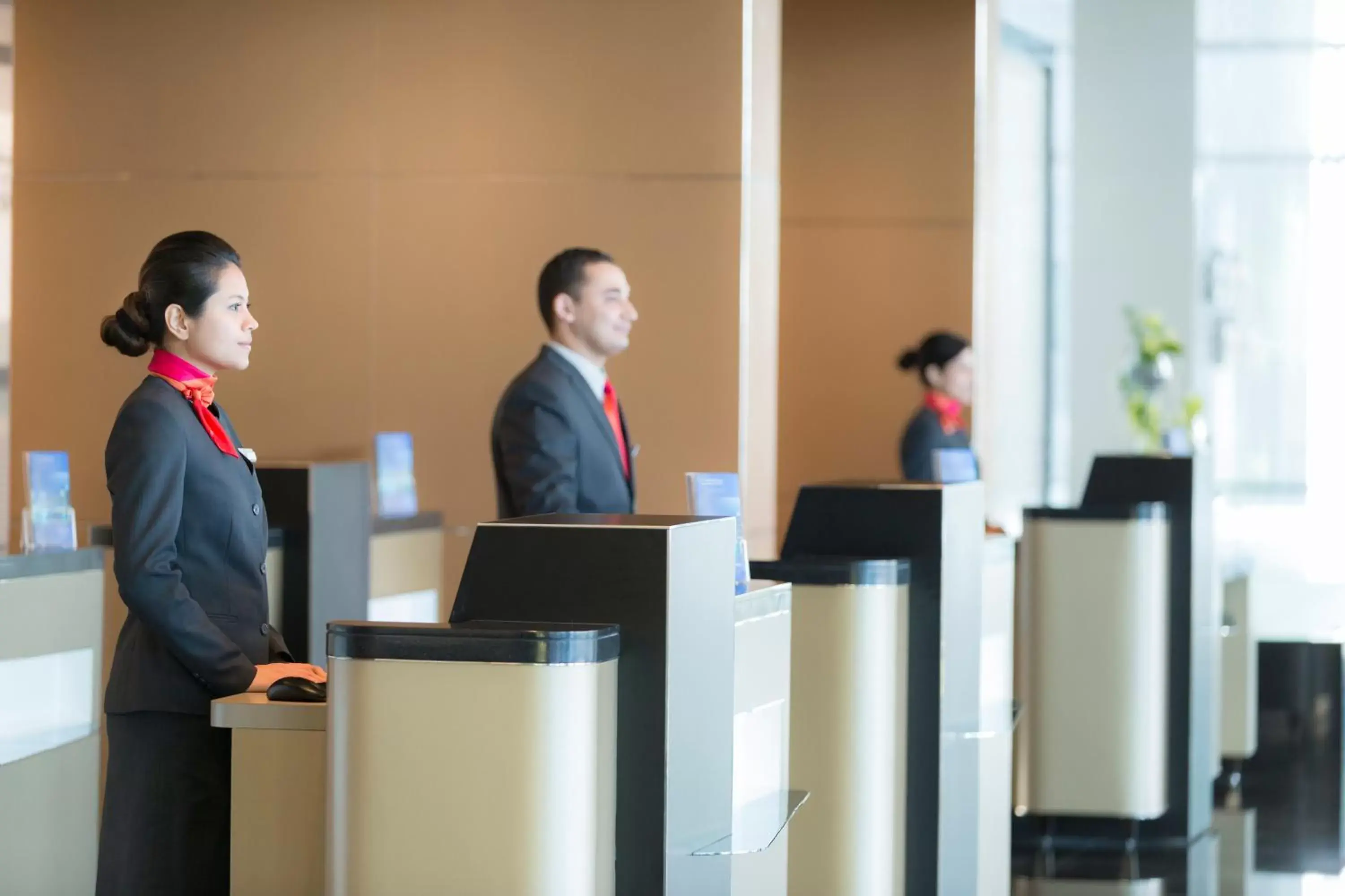 Lobby or reception in Novotel Abu Dhabi Al Bustan