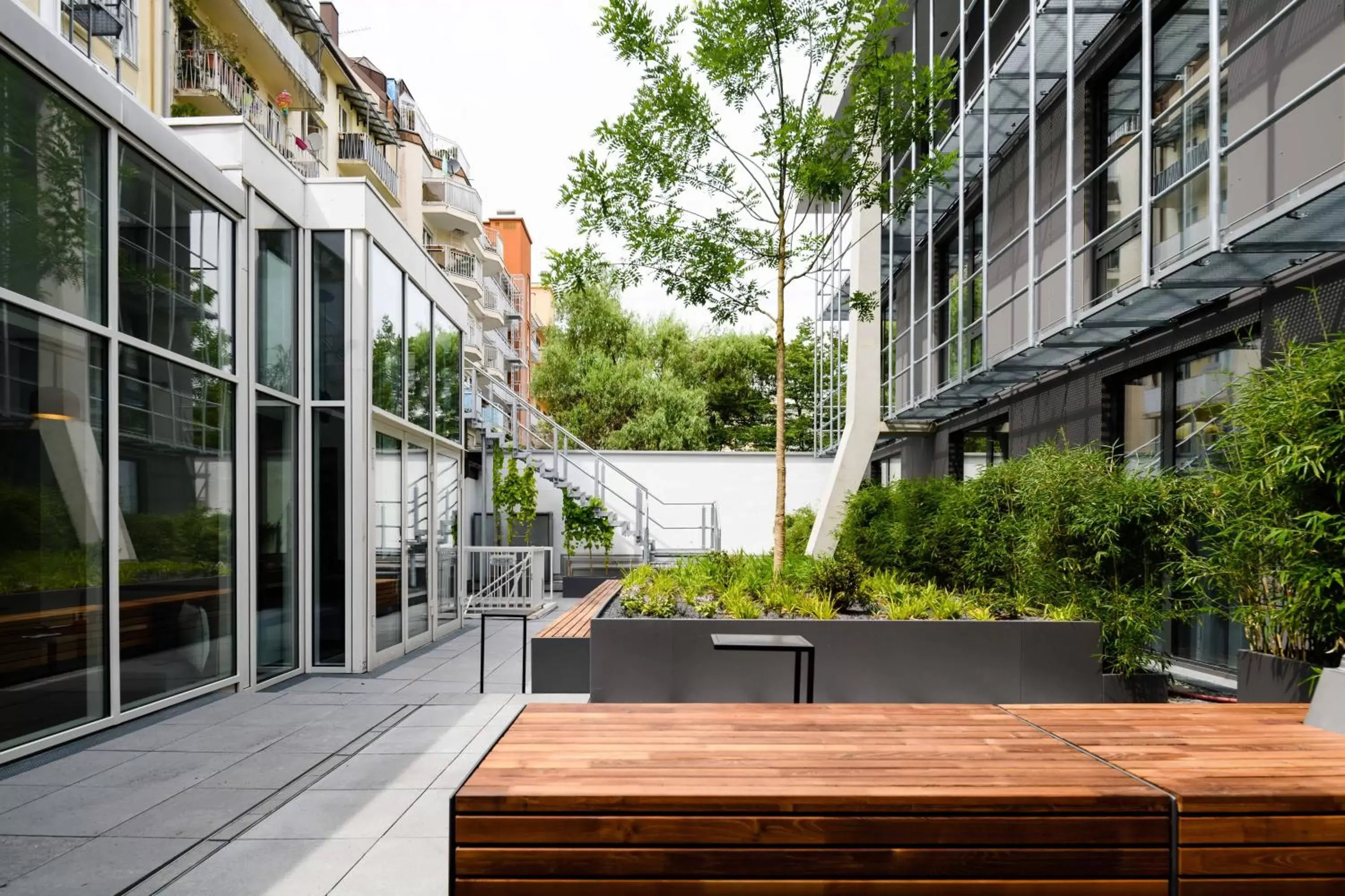 Patio in Mercure Hotel München-Schwabing