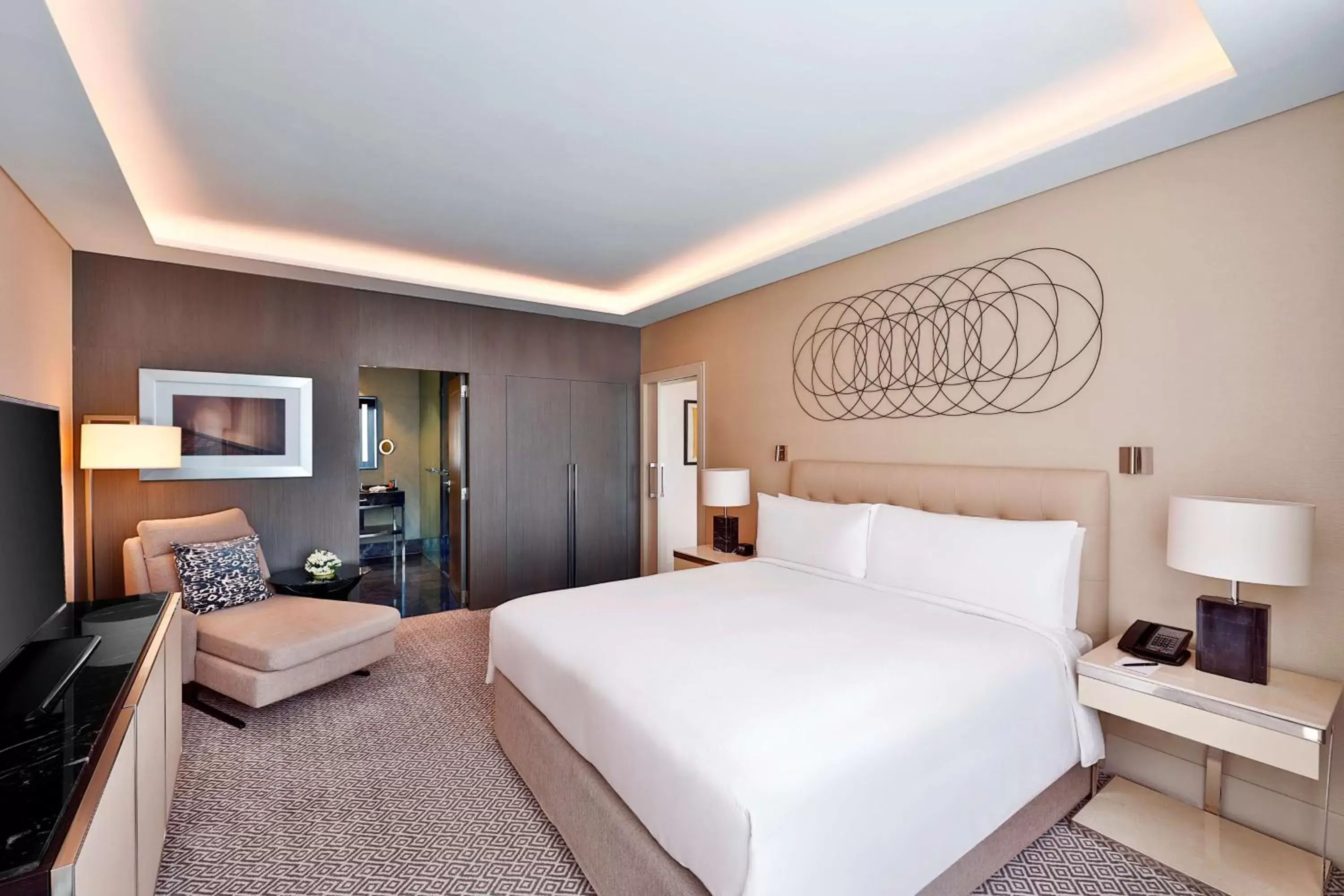 Bed in Hilton Tanger City Center Hotel & Residences