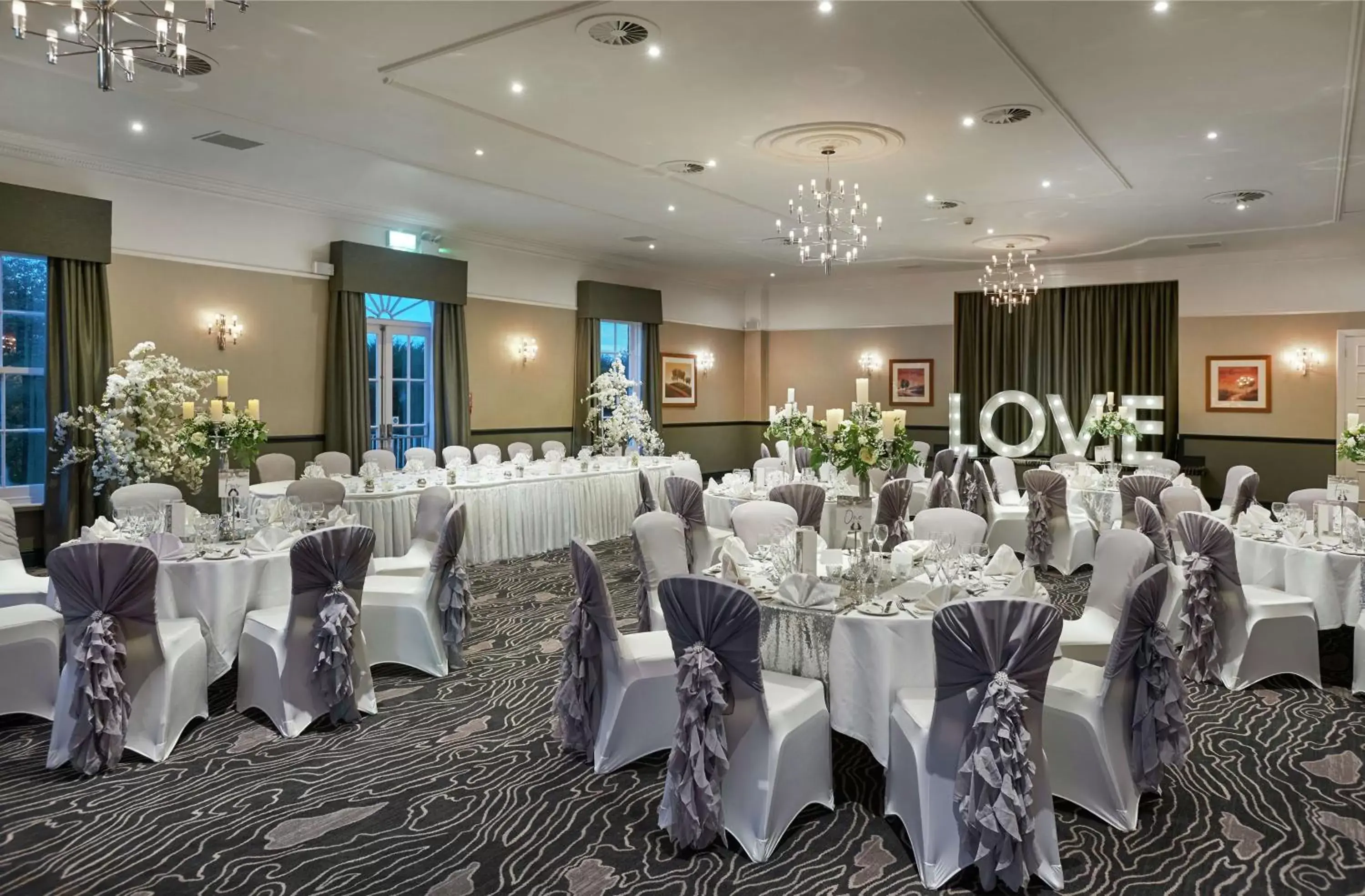 Meeting/conference room, Banquet Facilities in Hilton Puckrup Hall, Tewkesbury