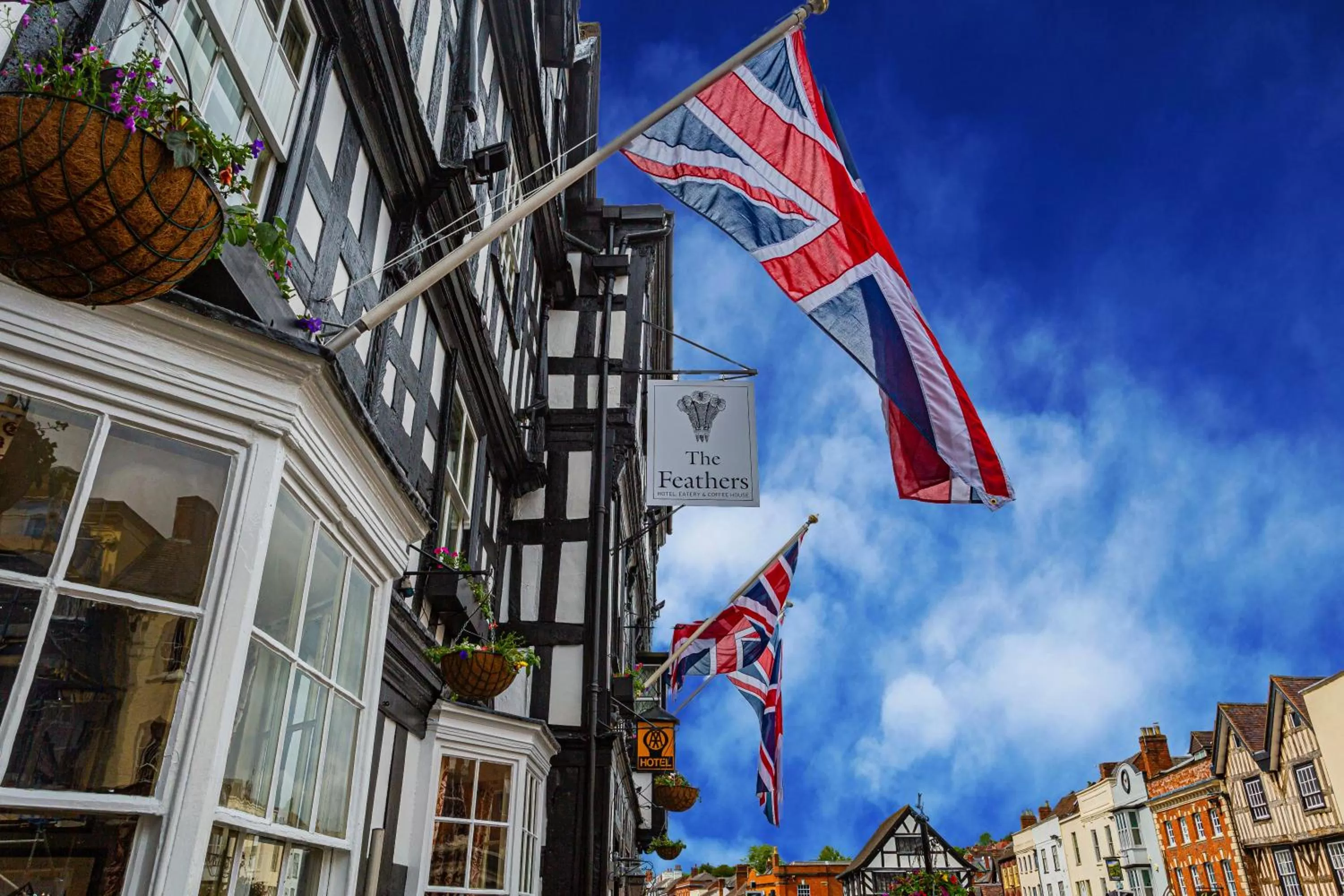 Facade/entrance in The Feathers Hotel, Ledbury - The Coaching Inn Group