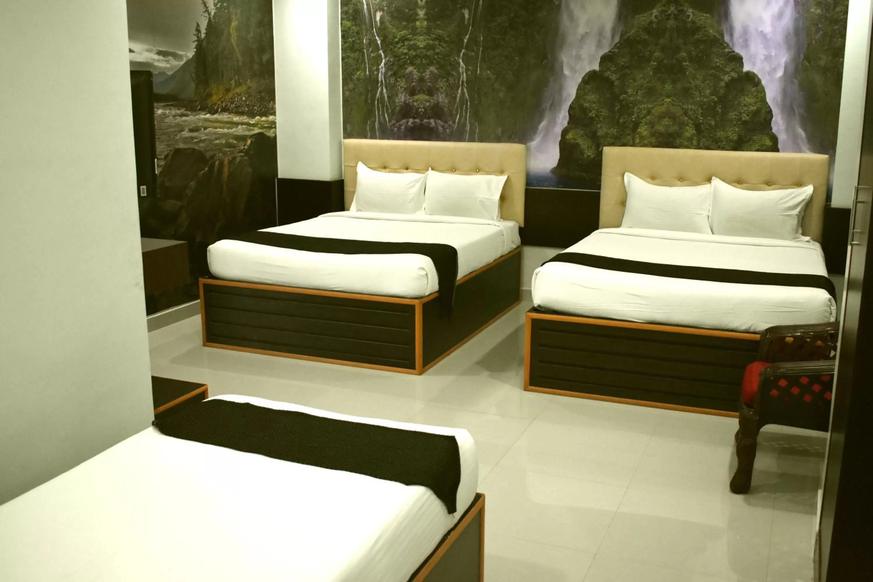 Bed in Hotel Apple Park Inn