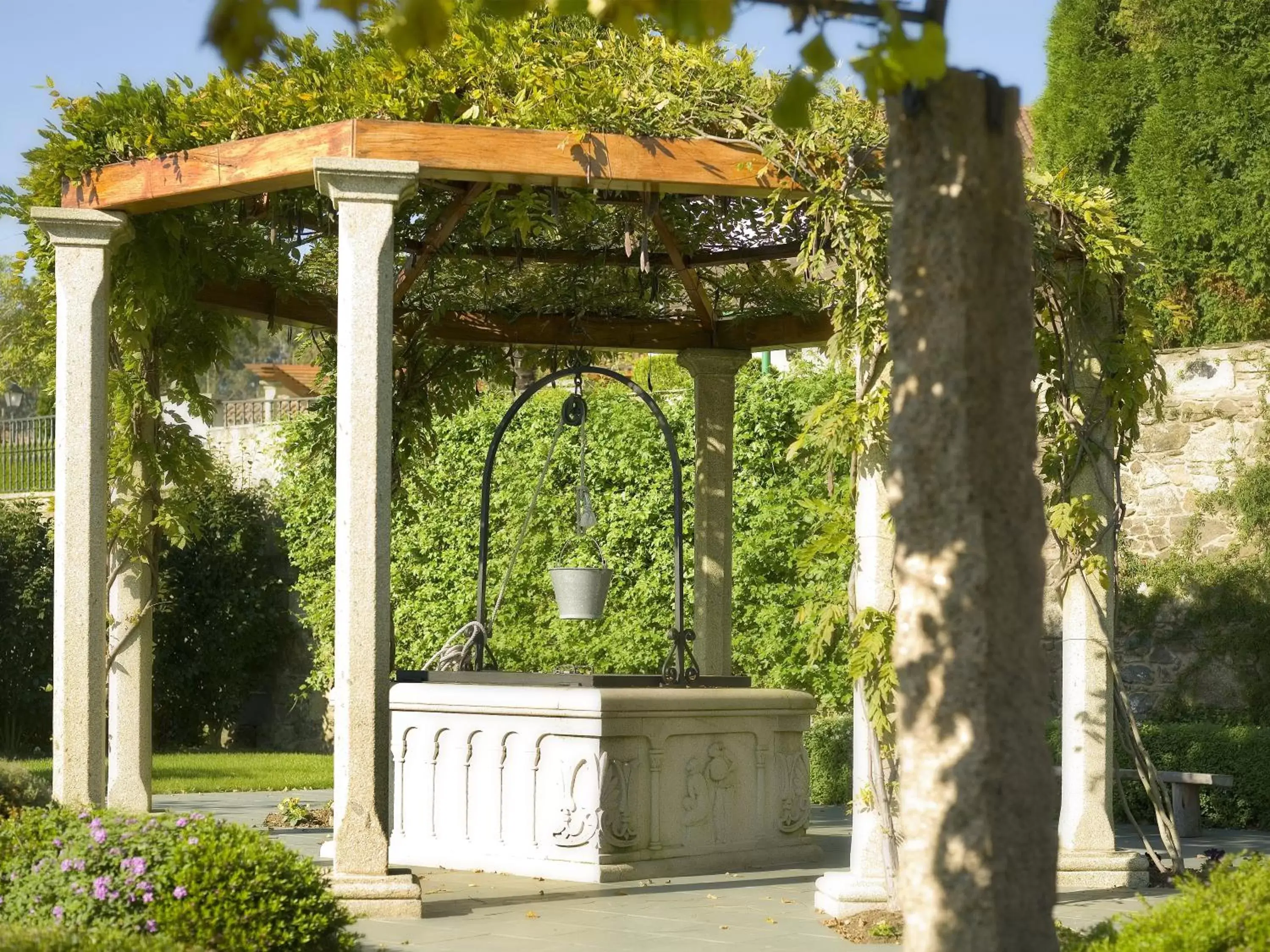 Garden in Pazo do Rio Garden in Pazo do Rio