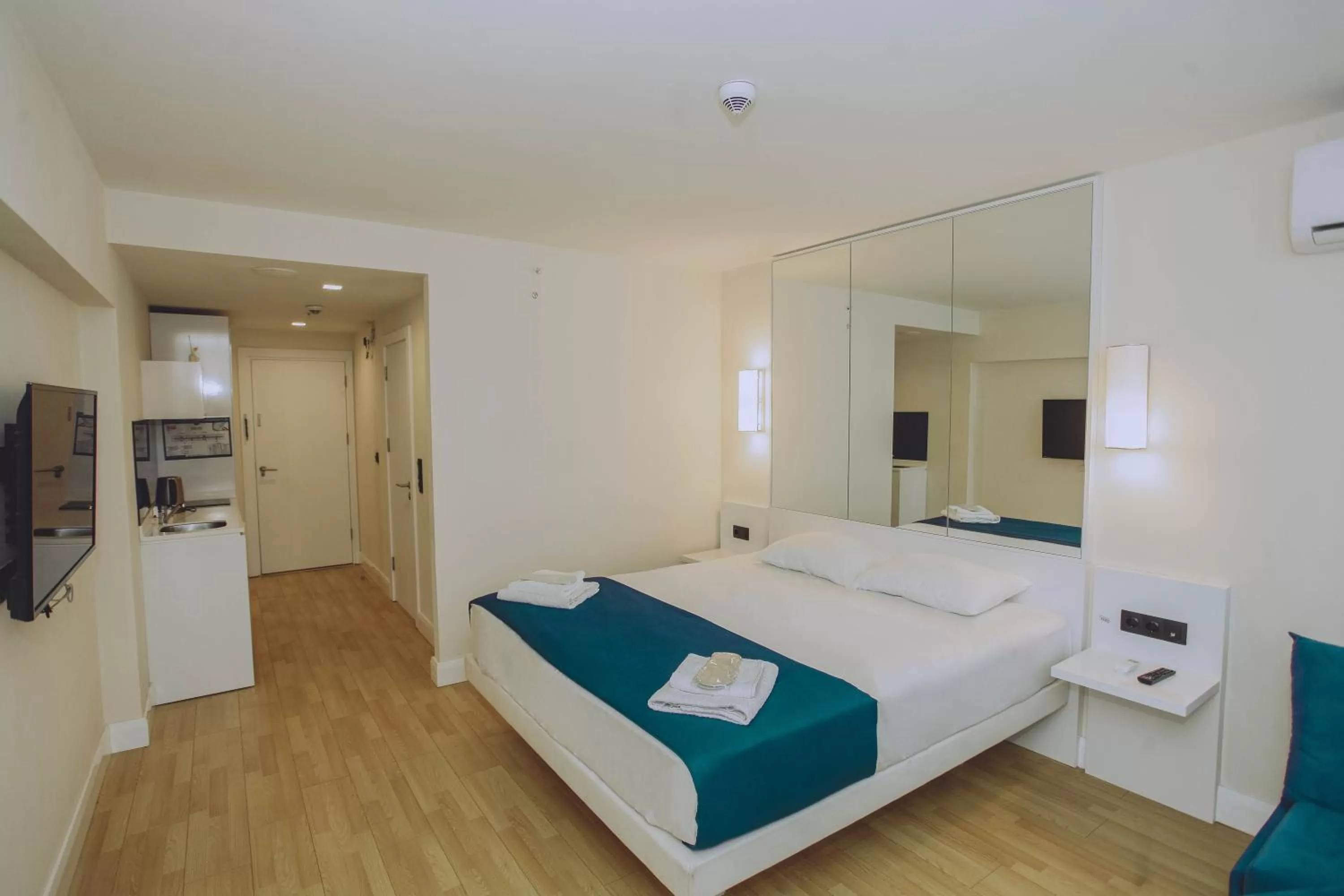 Bed in Orbi City Batumi With Sea View