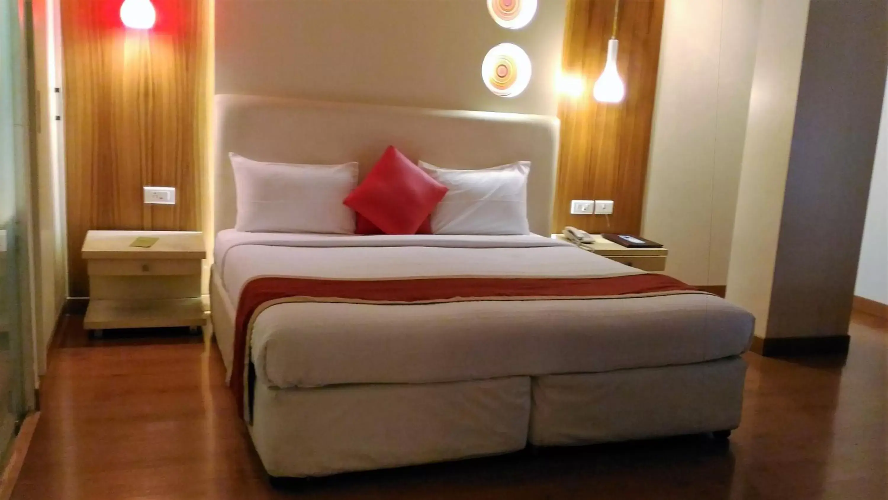 Photo of the whole room, Bed in Taj Tristar