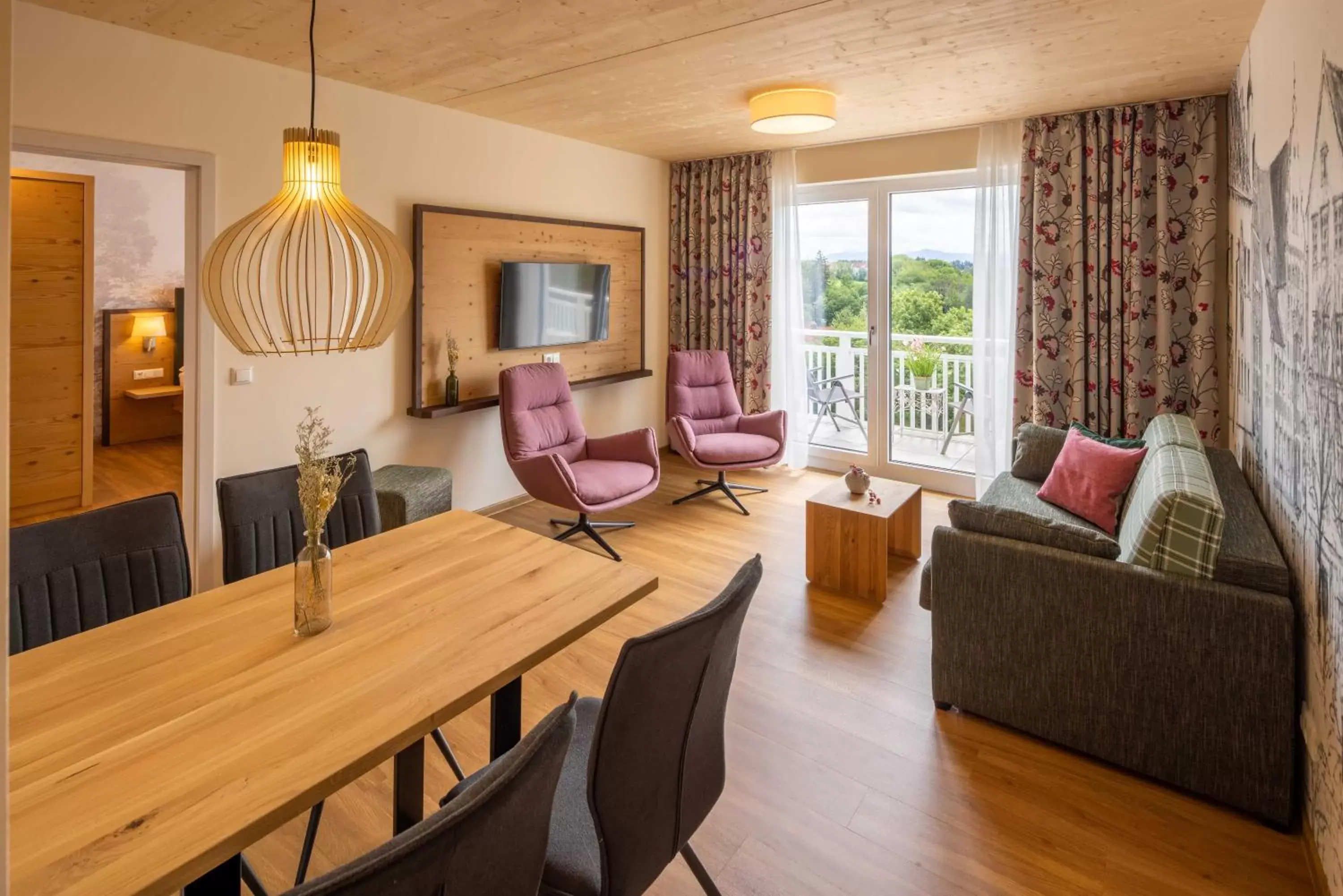 Living room, Seating Area in Hotel Sonnenhang