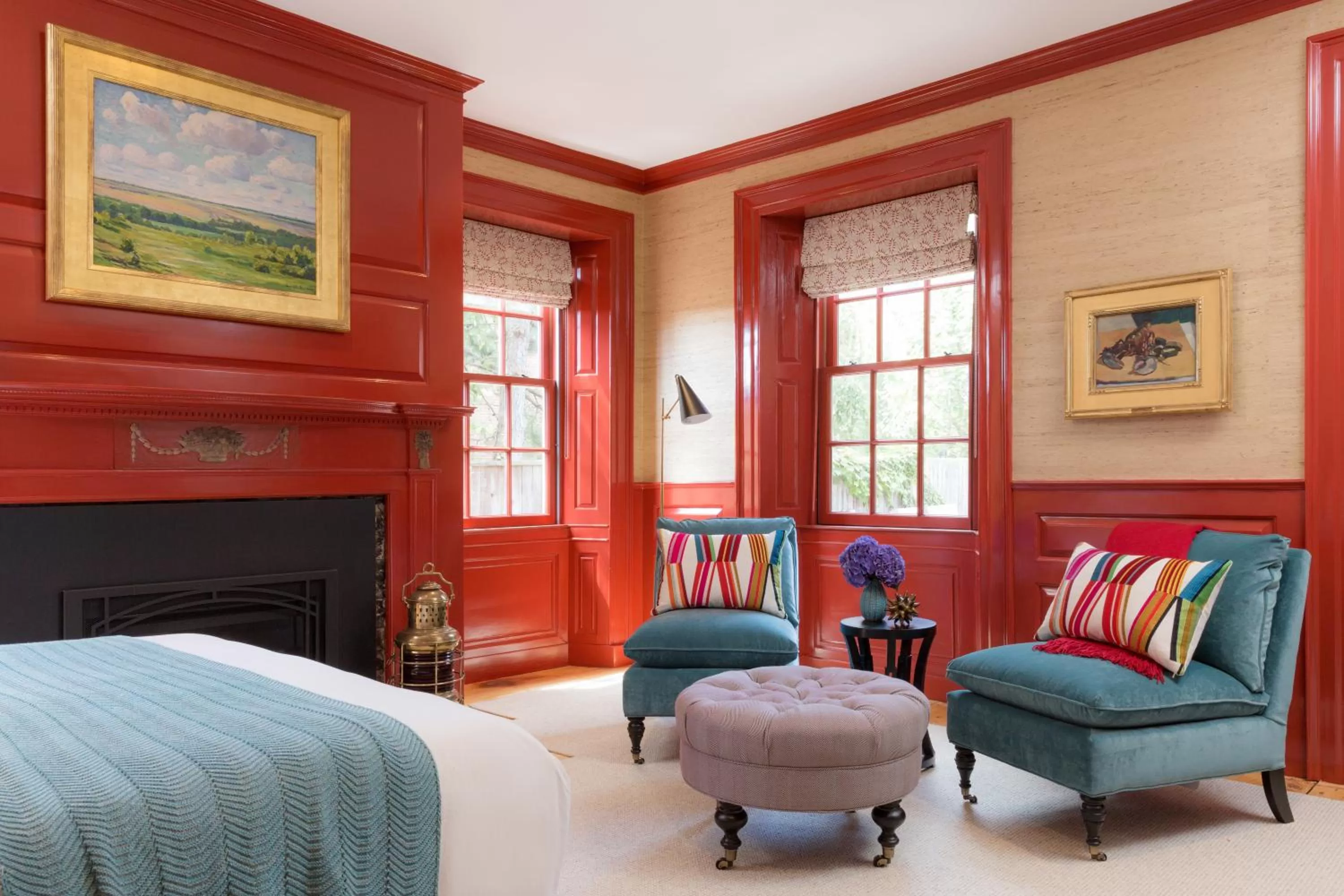 Seating area, Bed in The Merchant