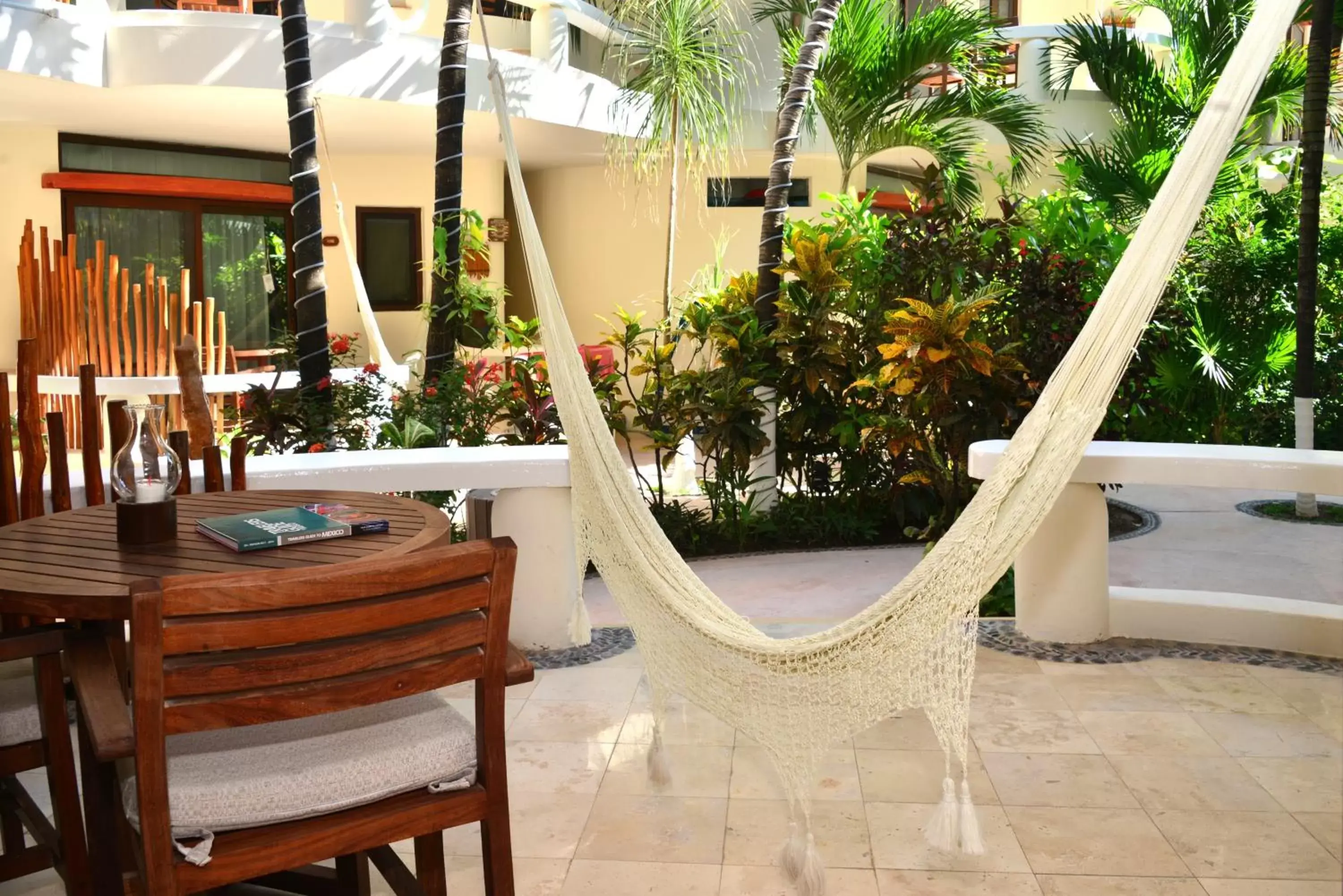 Patio in Playa Palms Beach Hotel