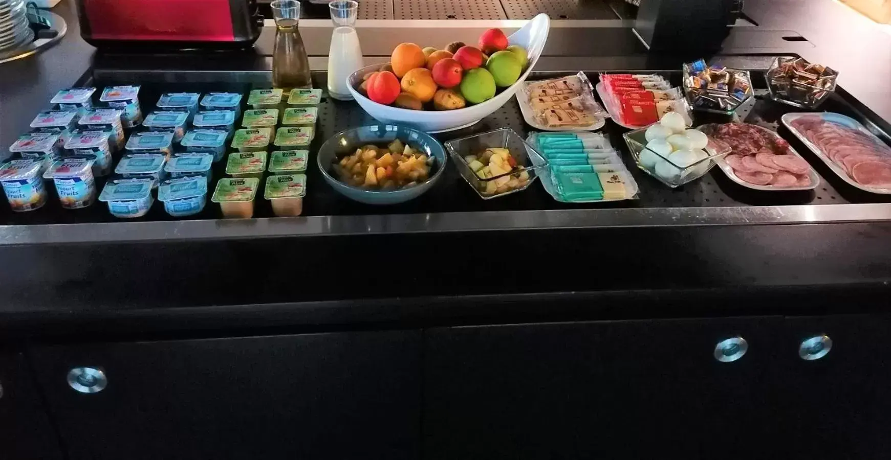 Buffet breakfast in Kyriad Blois Nord